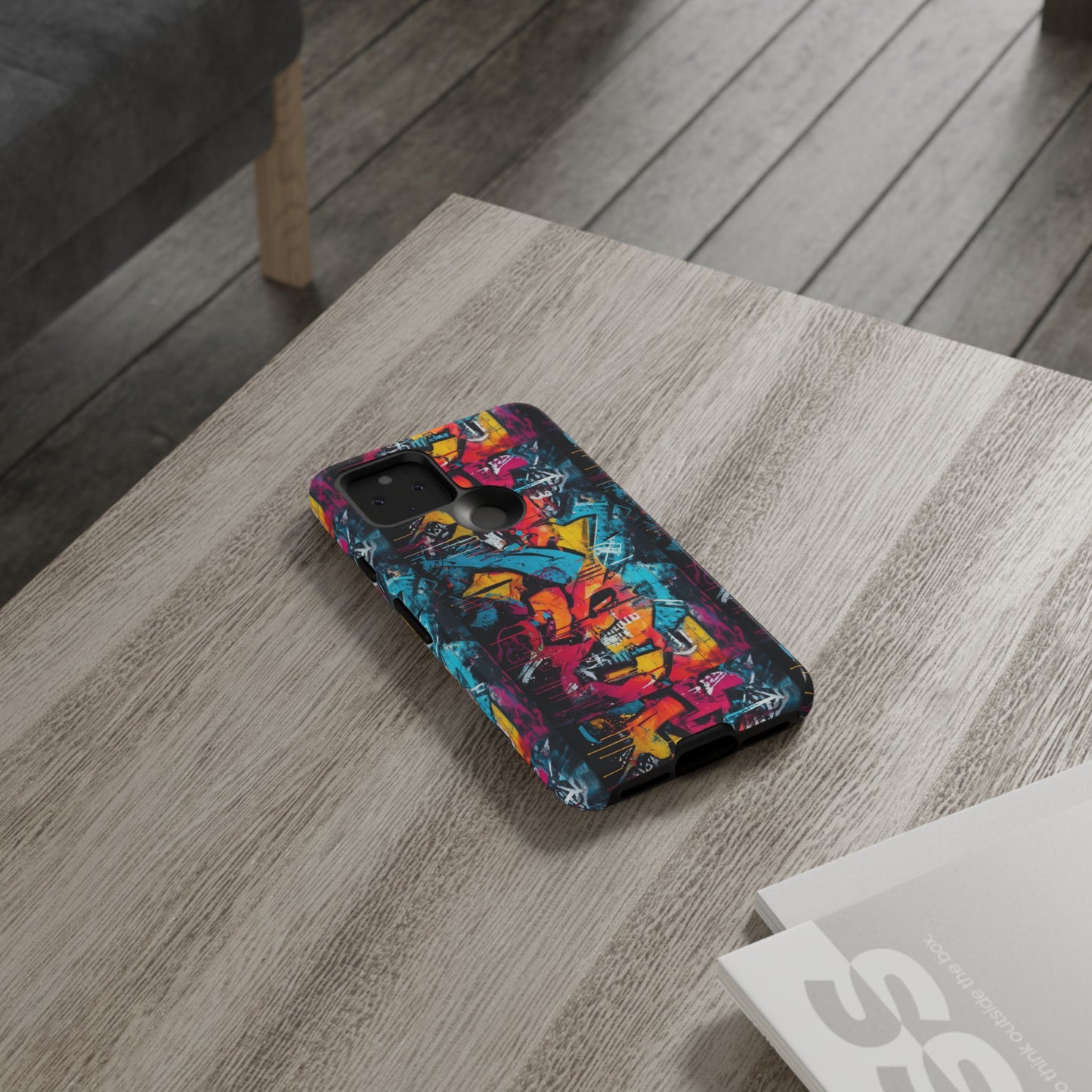 Wall Tag Armor Case – Neon Graffiti Burst Edition