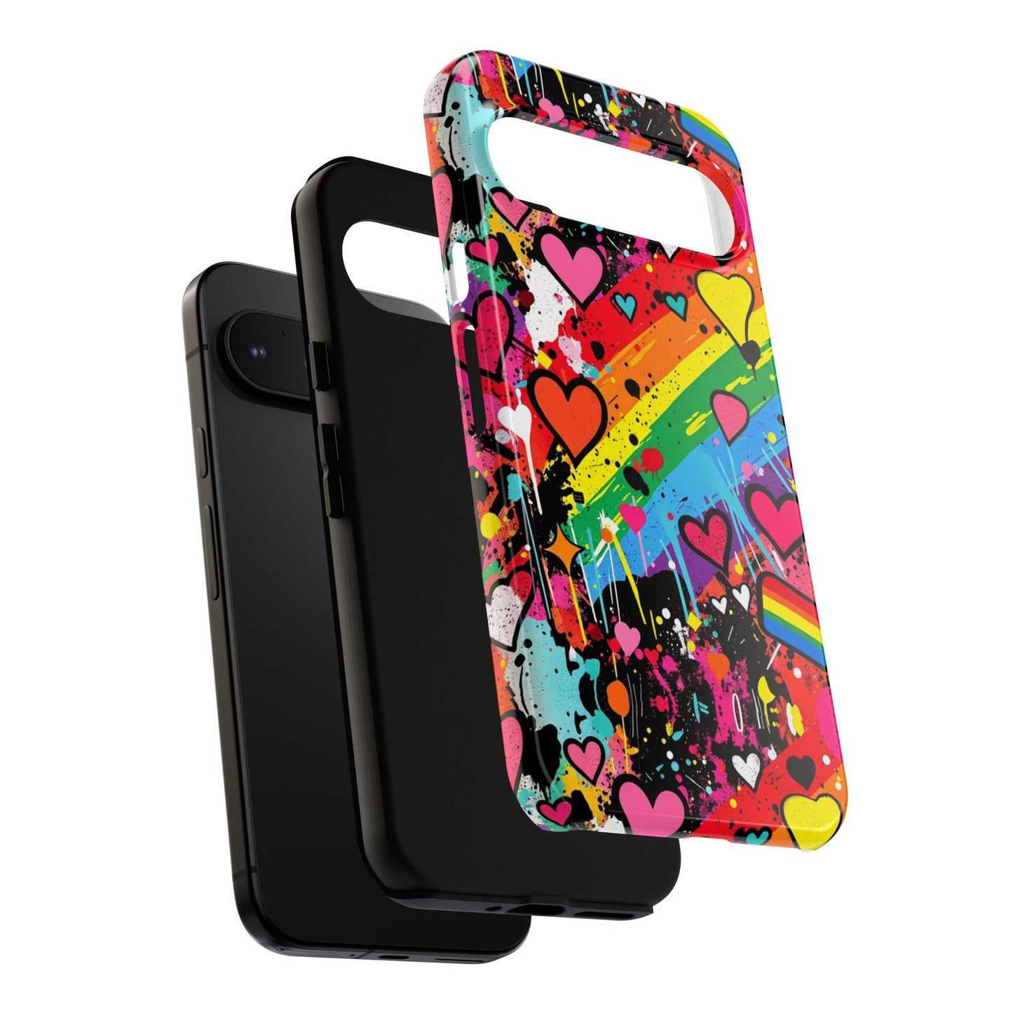 Pride Pop Armor Case – Free Love Graffiti Edition