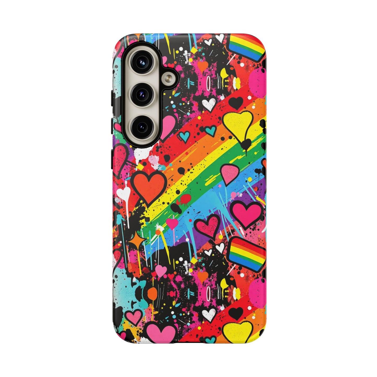 Pride Pop Armor Case – Free Love Graffiti Edition
