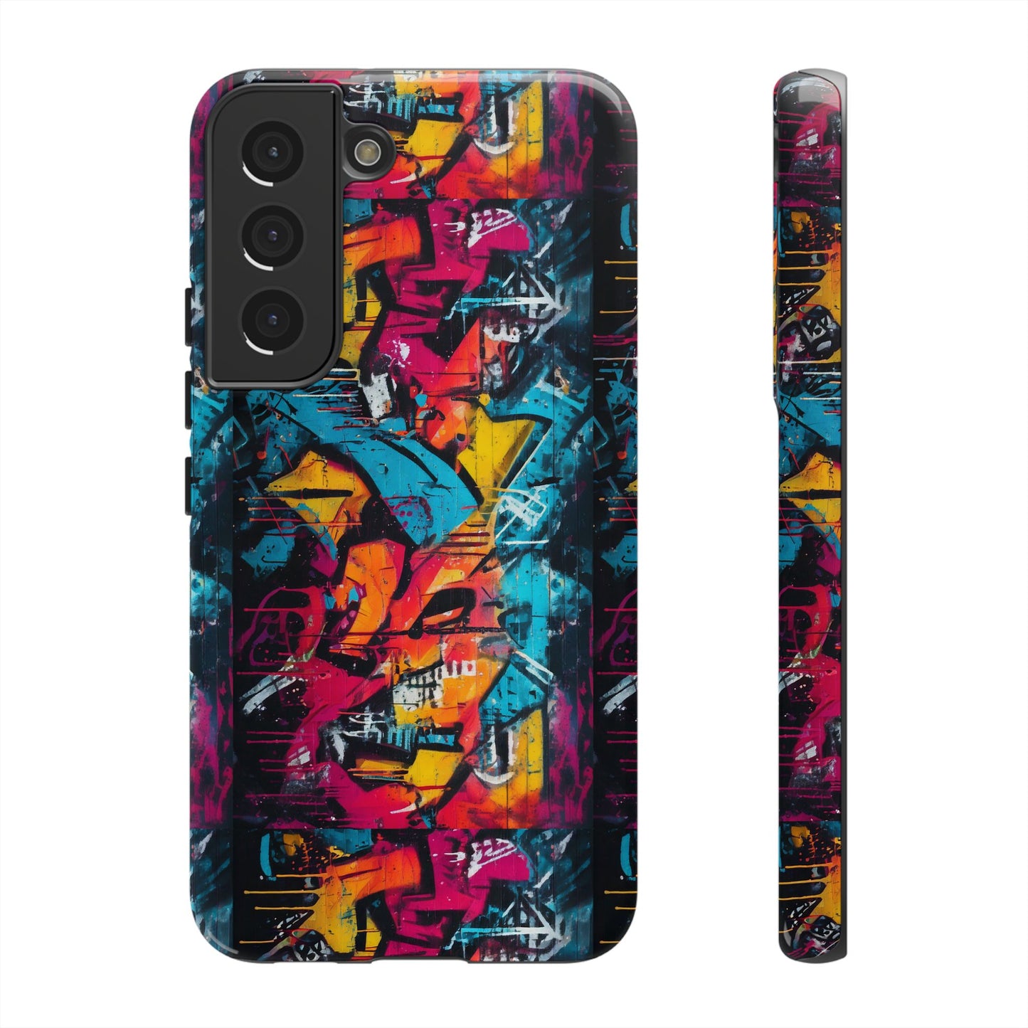 Wall Tag Armor Case – Neon Graffiti Burst Edition