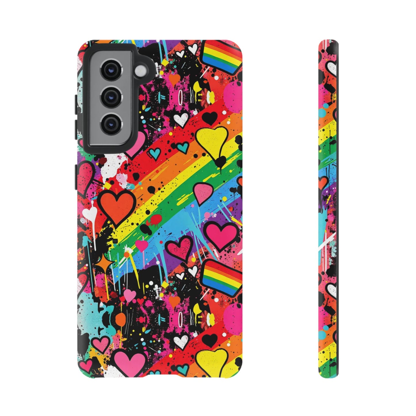 Pride Pop Armor Case – Free Love Graffiti Edition