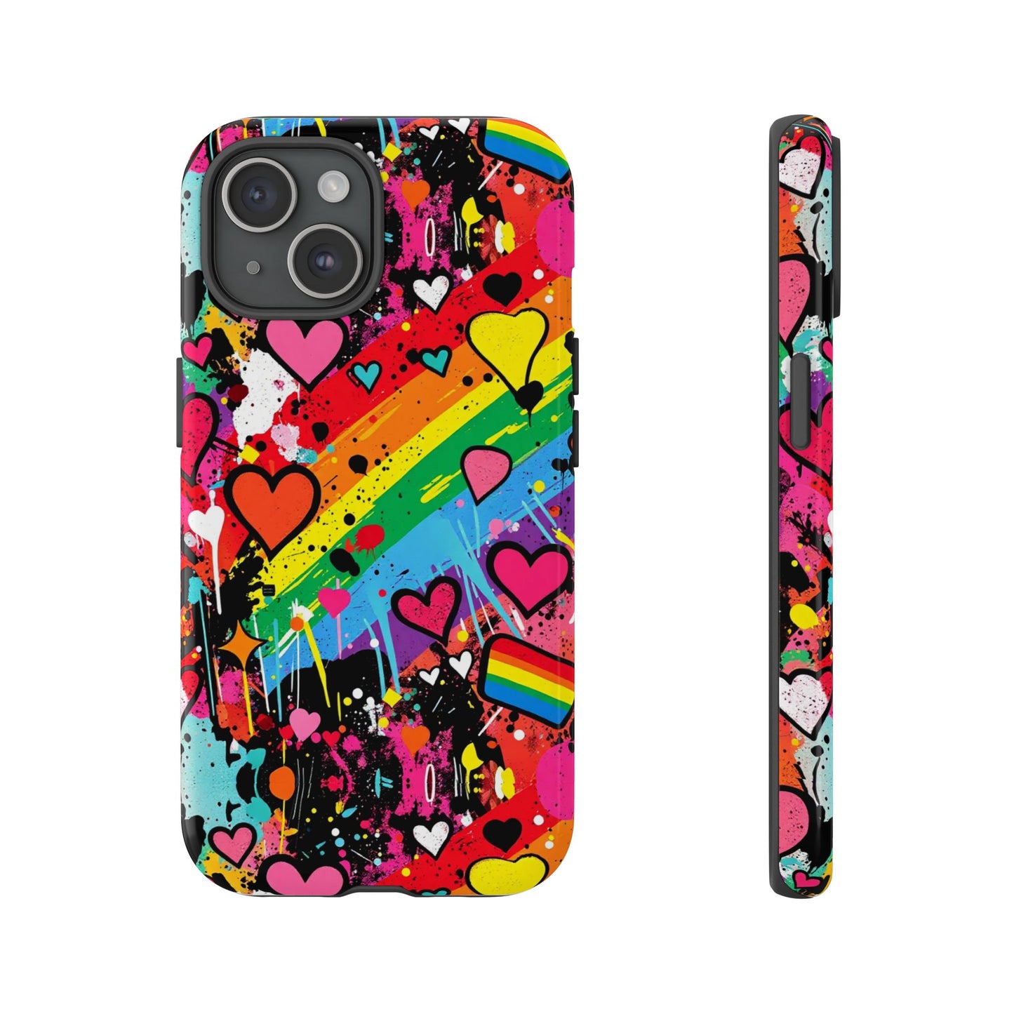 Pride Pop Armor Case – Free Love Graffiti Edition