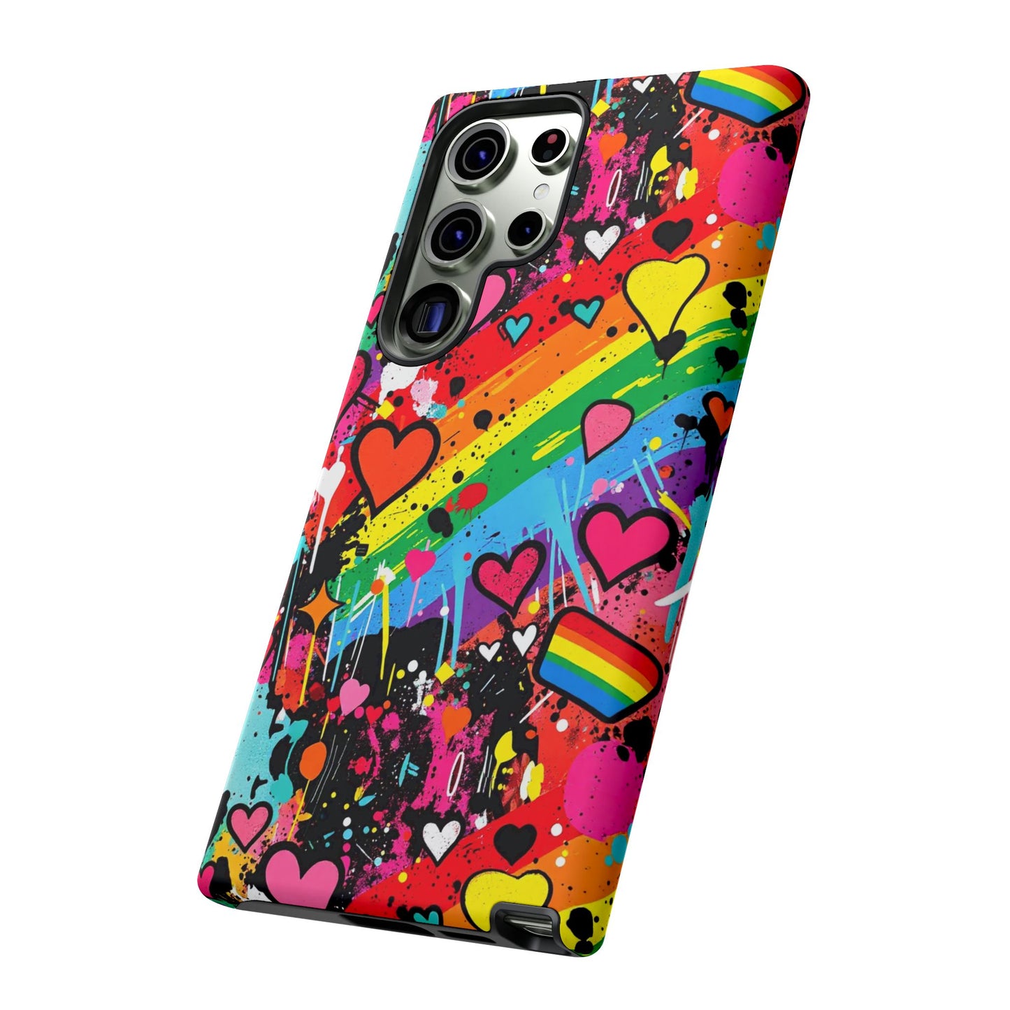 Pride Pop Armor Case – Free Love Graffiti Edition