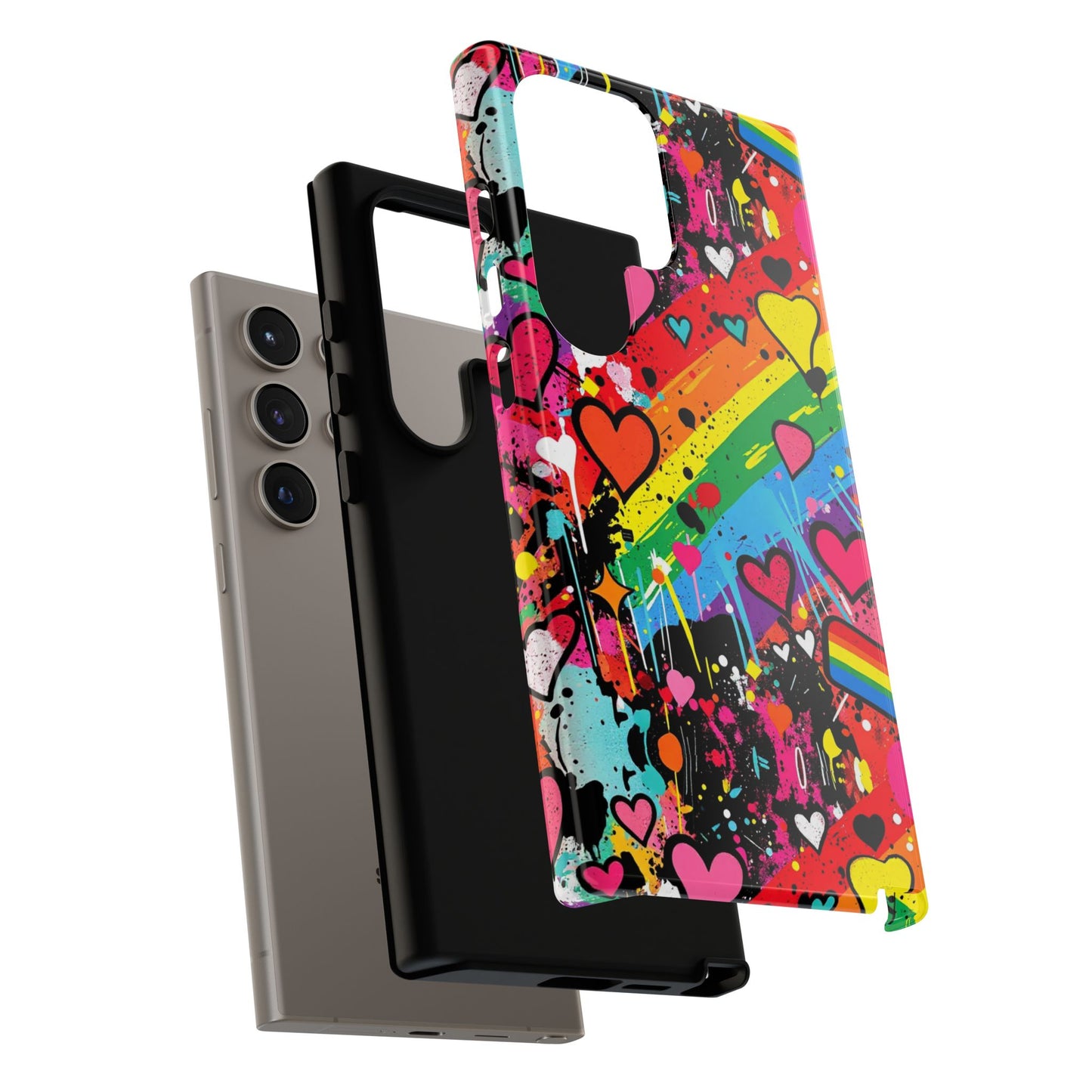 Pride Pop Armor Case – Free Love Graffiti Edition