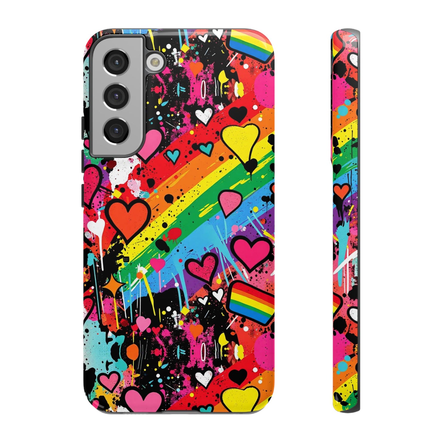 Pride Pop Armor Case – Free Love Graffiti Edition