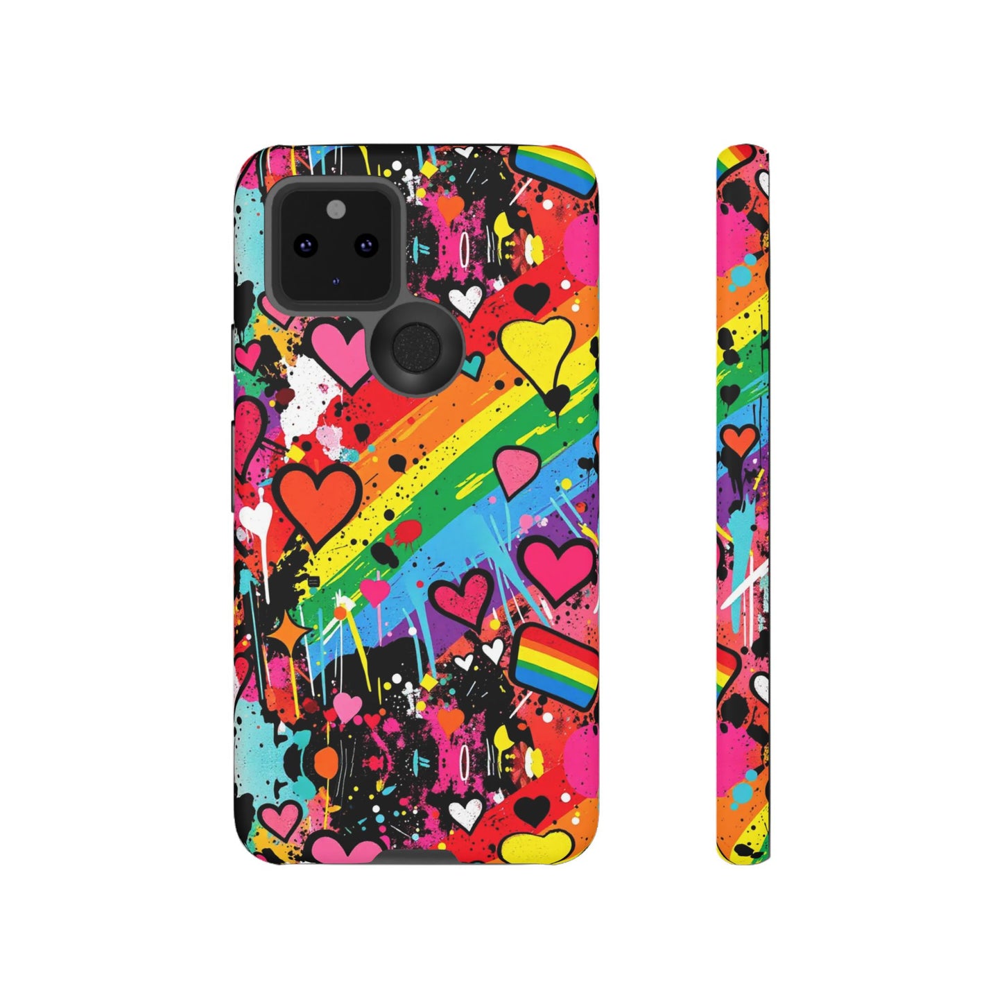 Pride Pop Armor Case – Free Love Graffiti Edition