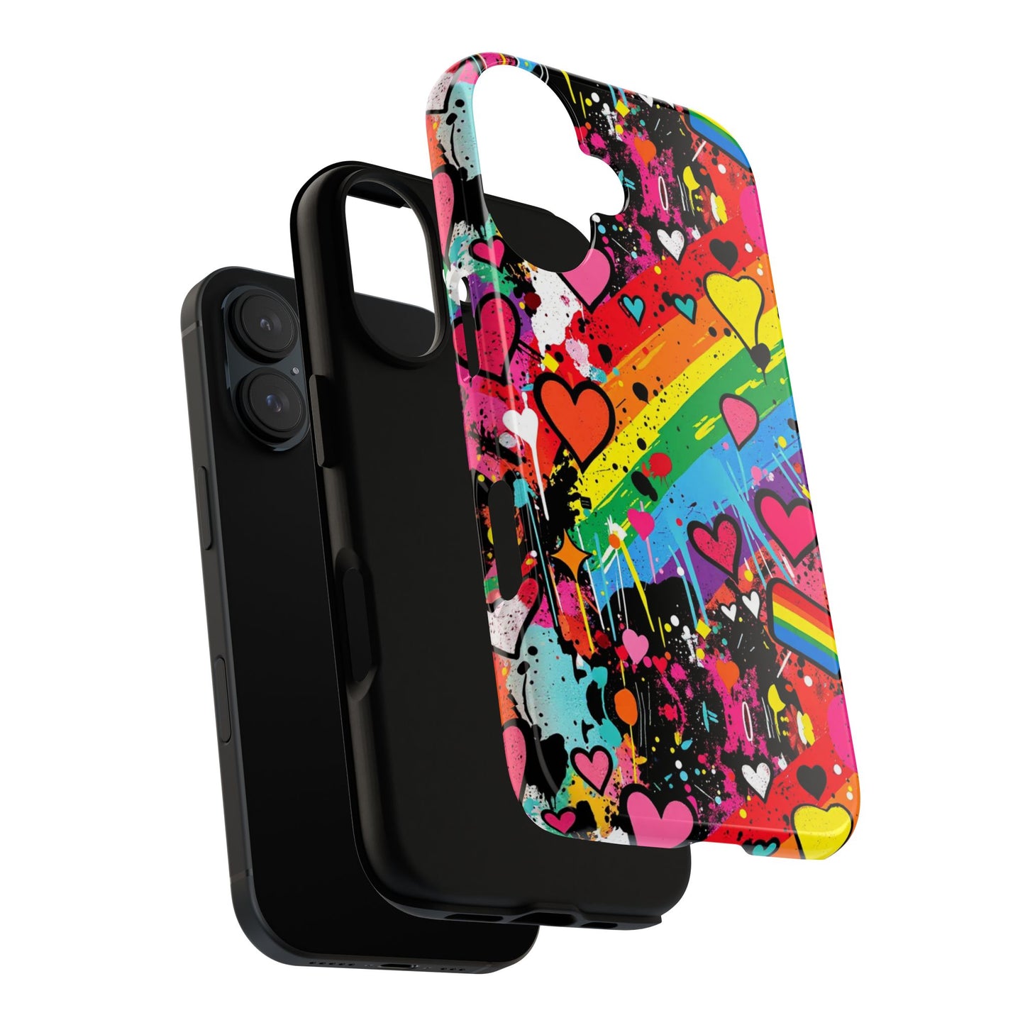 Pride Pop Armor Case – Free Love Graffiti Edition