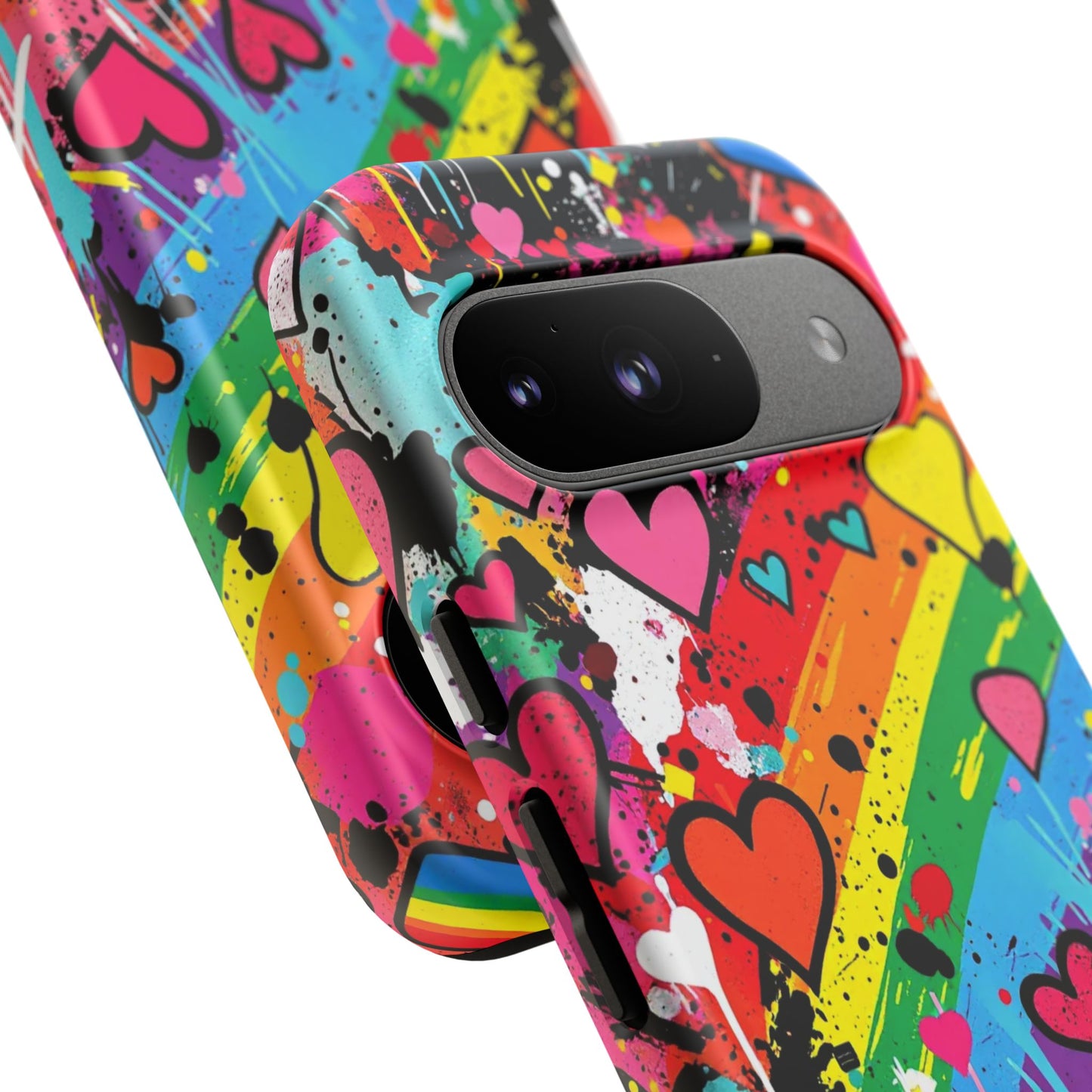 Pride Pop Armor Case – Free Love Graffiti Edition