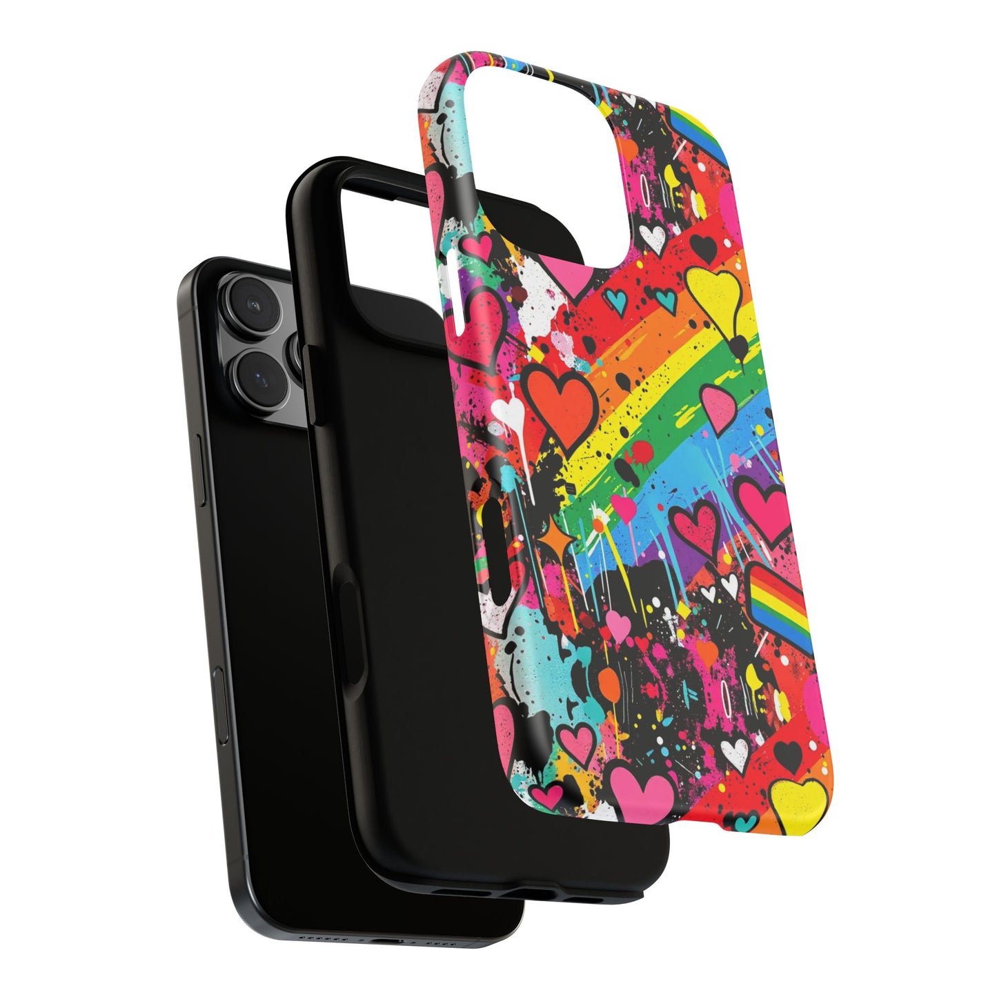 Pride Pop Armor Case – Free Love Graffiti Edition
