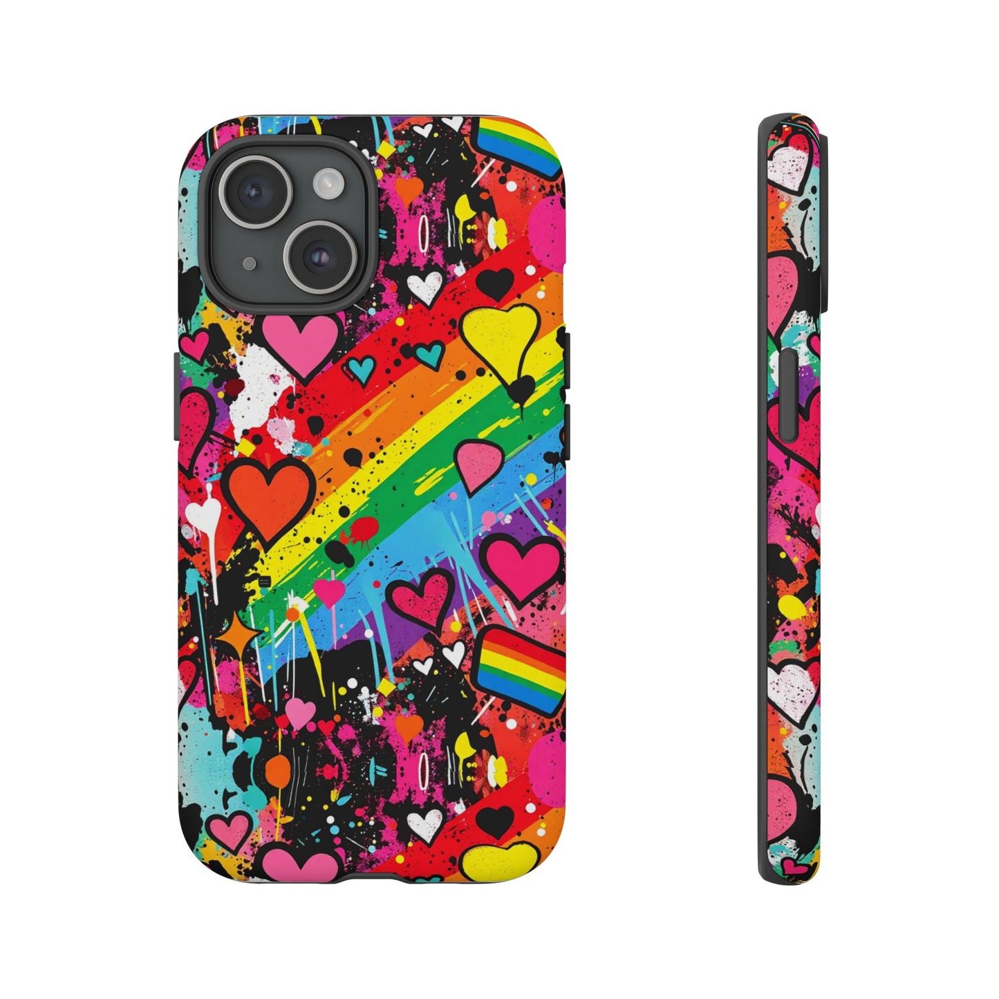 Pride Pop Armor Case – Free Love Graffiti Edition