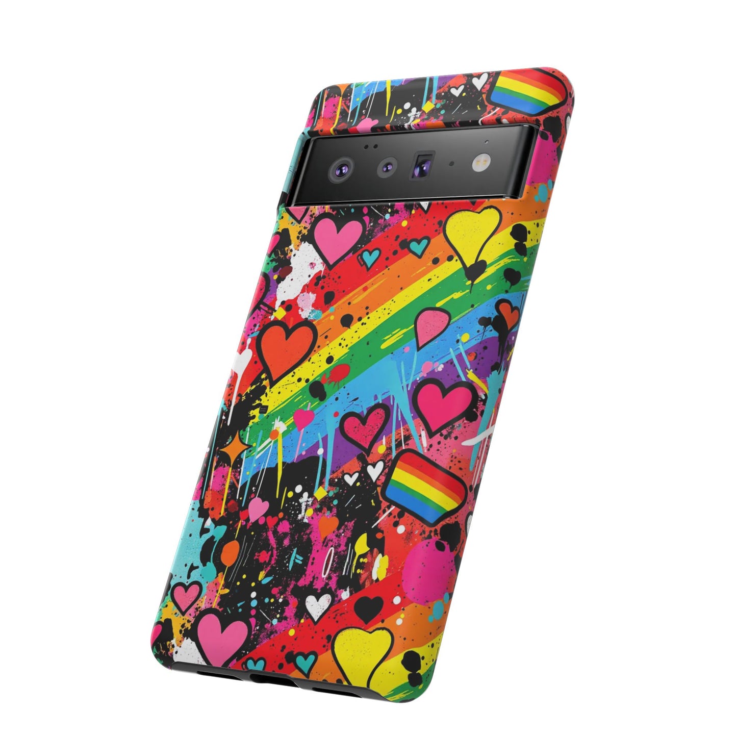 Pride Pop Armor Case – Free Love Graffiti Edition