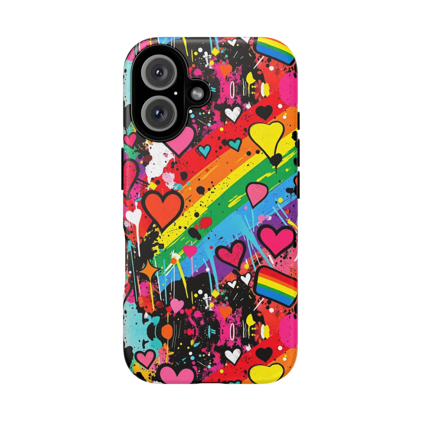Pride Pop Armor Case – Free Love Graffiti Edition