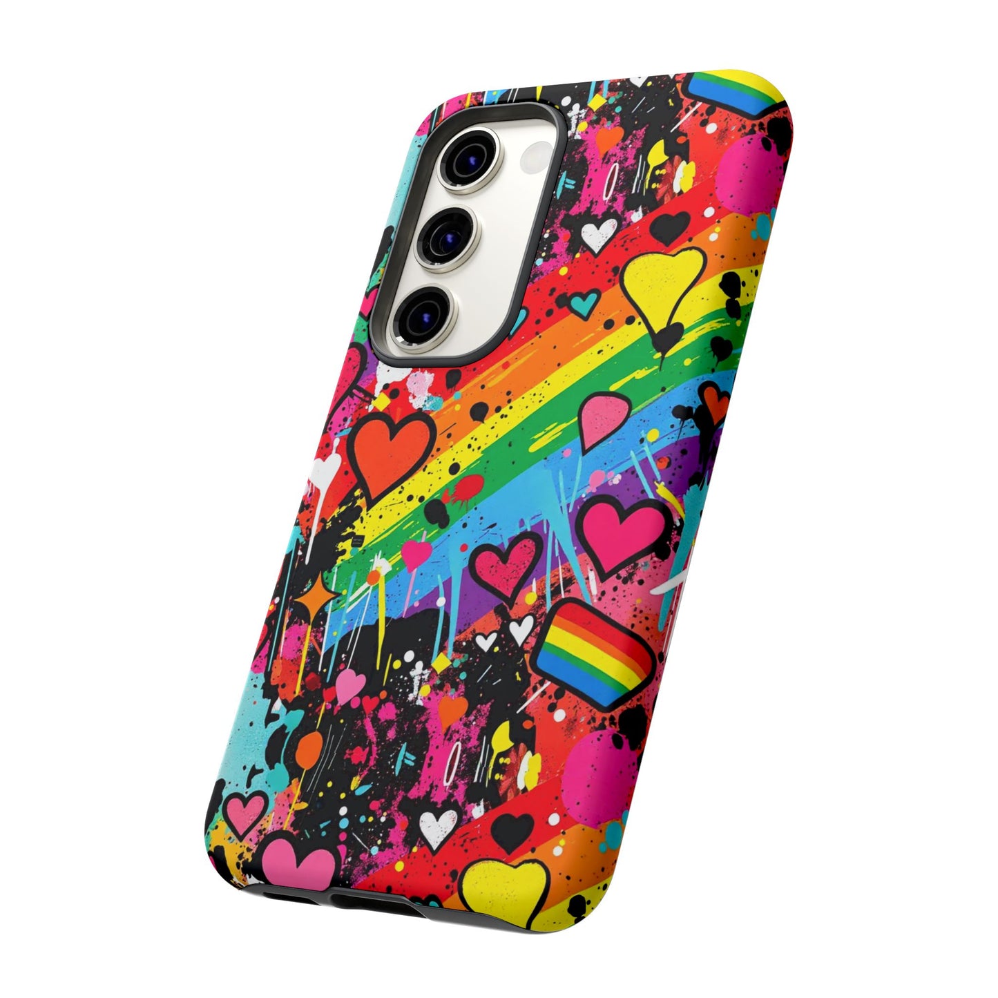 Pride Pop Armor Case – Free Love Graffiti Edition