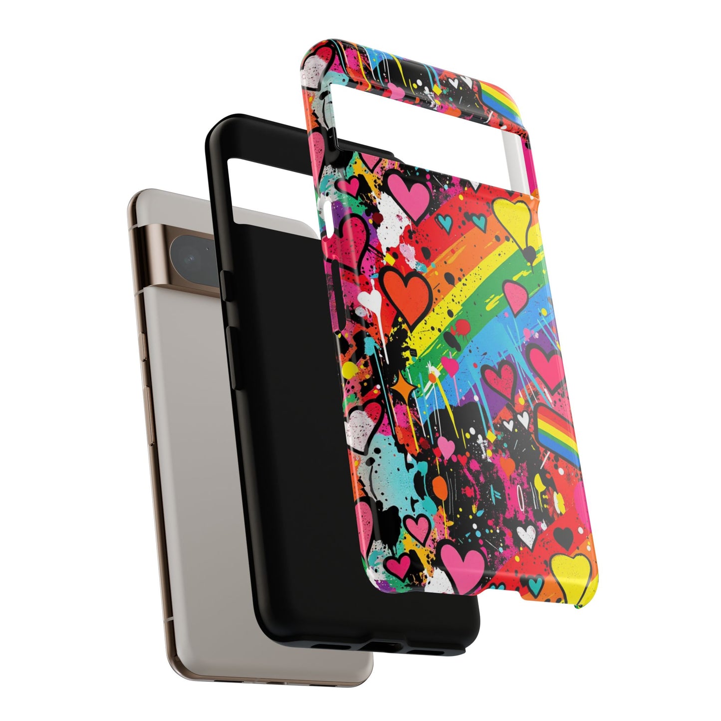 Pride Pop Armor Case – Free Love Graffiti Edition