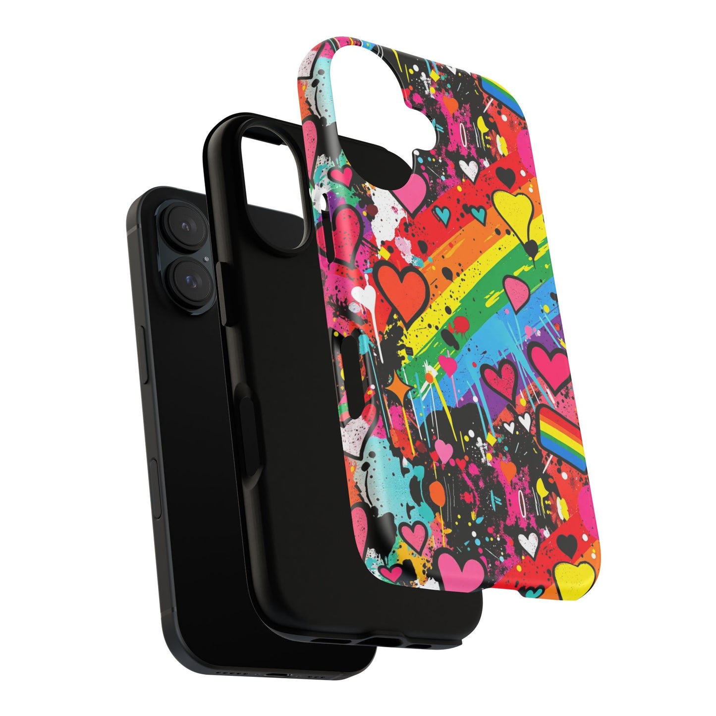 Pride Pop Armor Case – Free Love Graffiti Edition