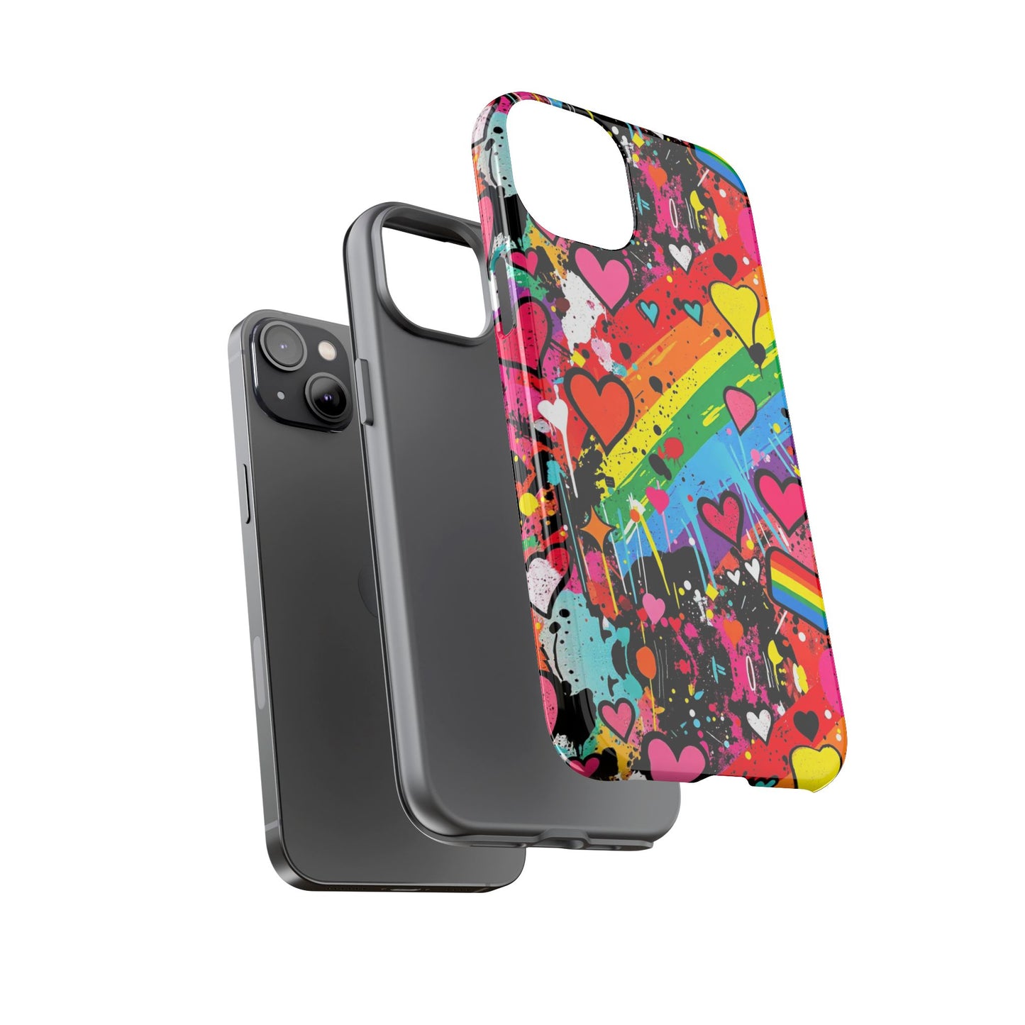 Pride Pop Armor Case – Free Love Graffiti Edition
