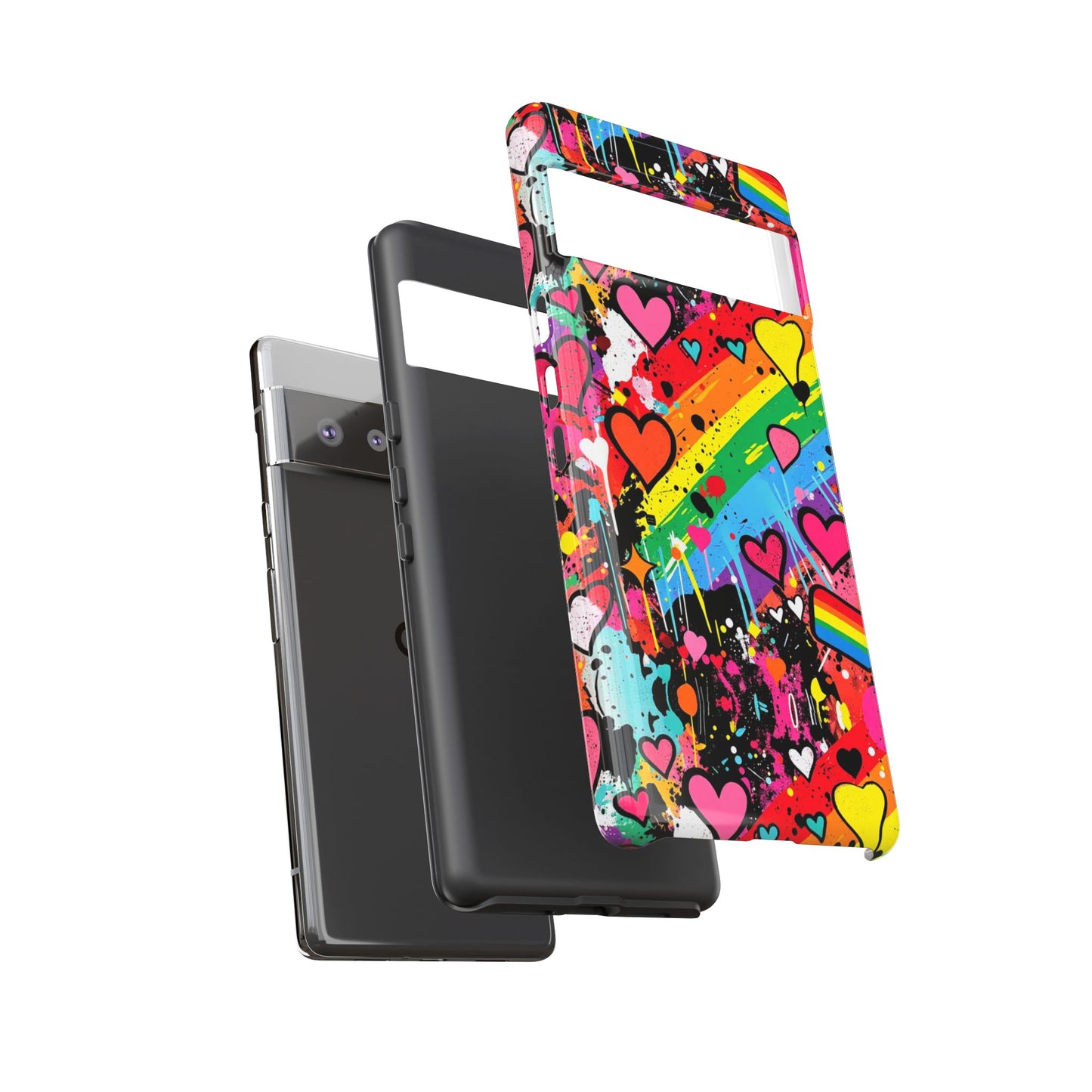 Pride Pop Armor Case – Free Love Graffiti Edition