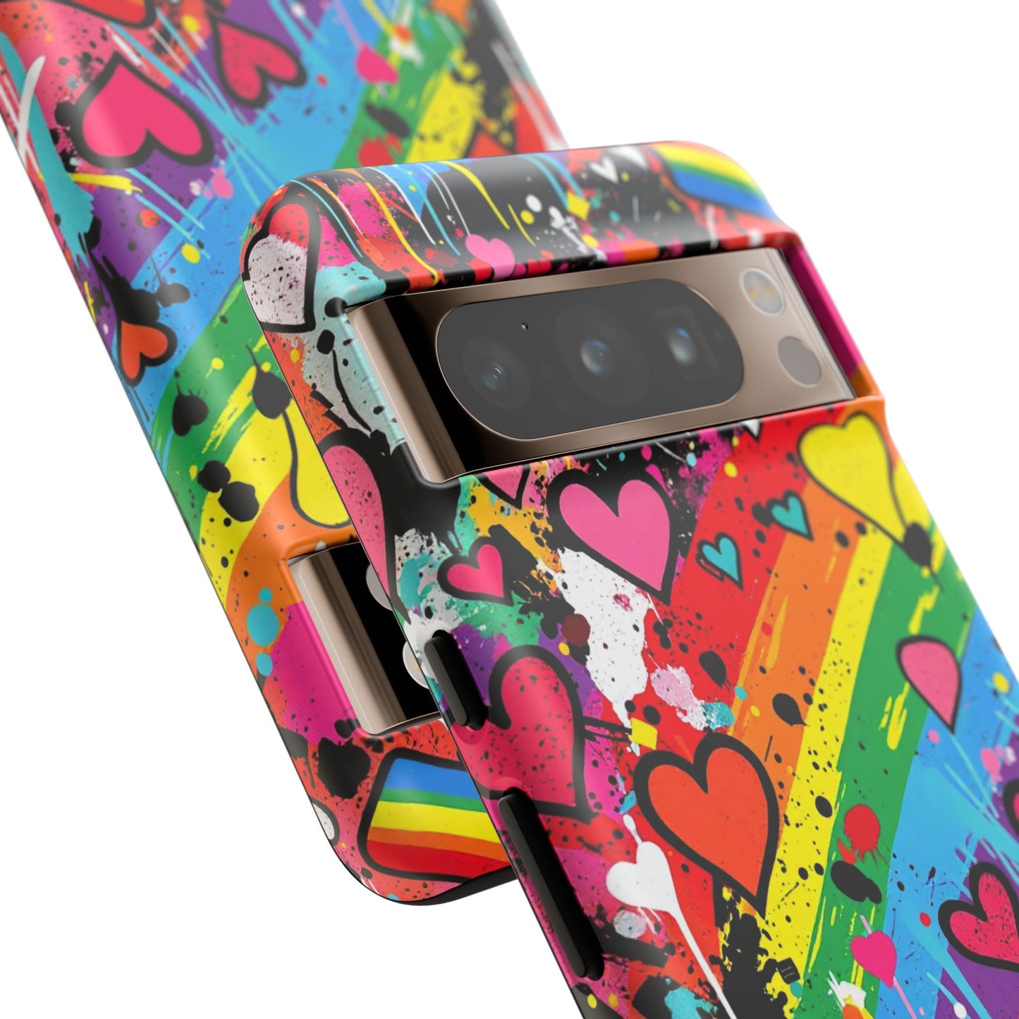 Pride Pop Armor Case – Free Love Graffiti Edition