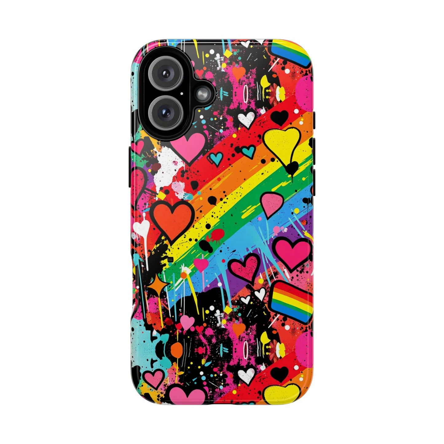 Pride Pop Armor Case – Free Love Graffiti Edition