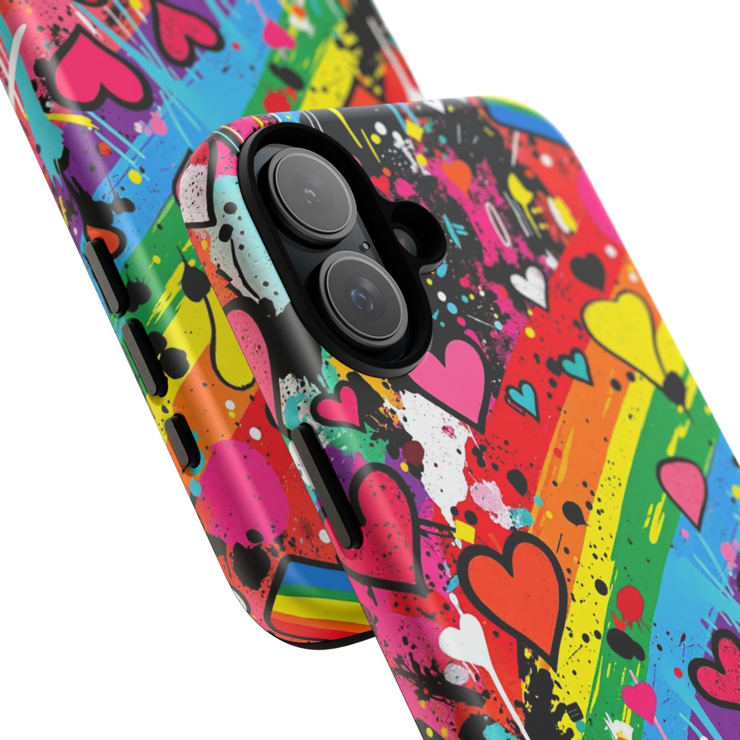 Pride Pop Armor Case – Free Love Graffiti Edition