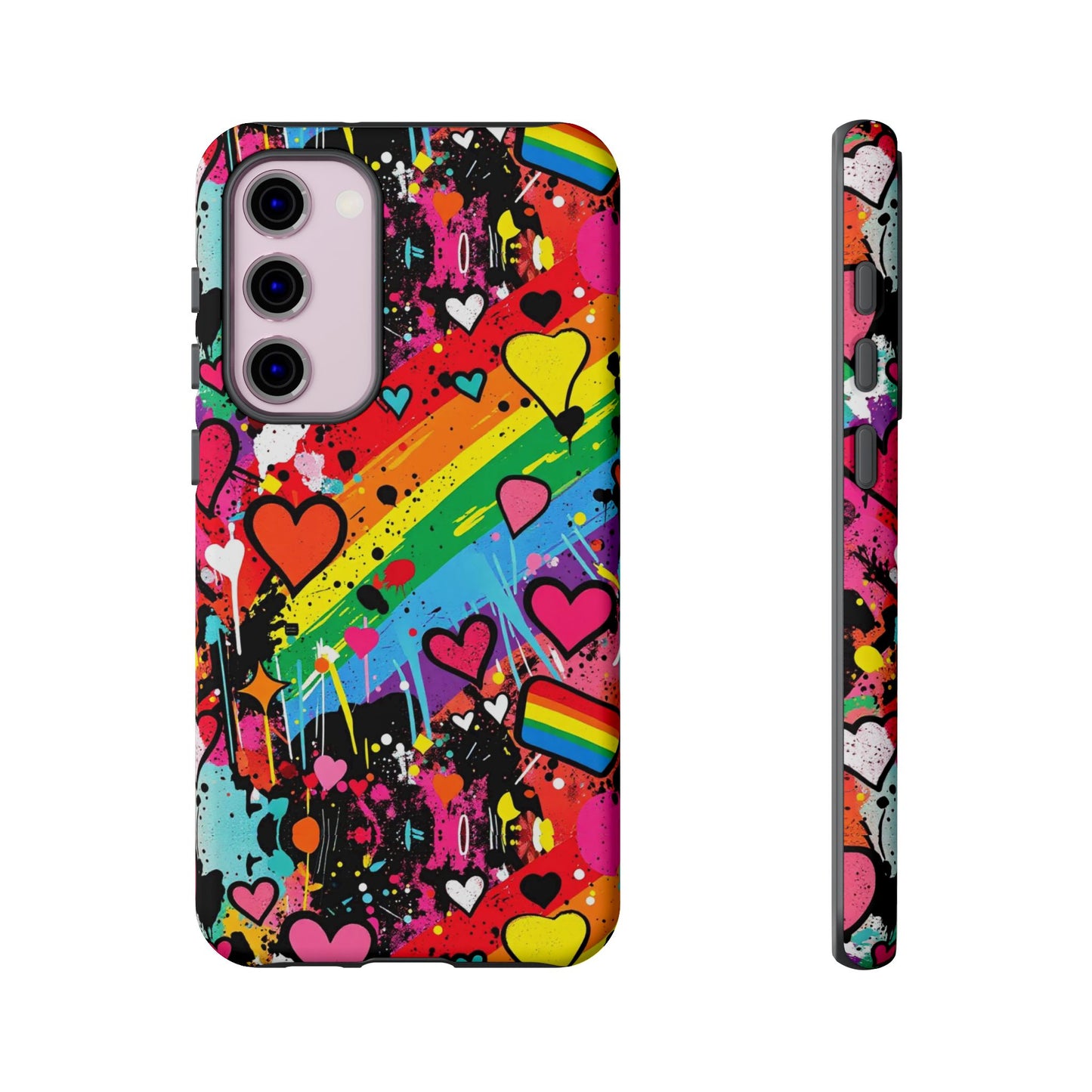 Pride Pop Armor Case – Free Love Graffiti Edition