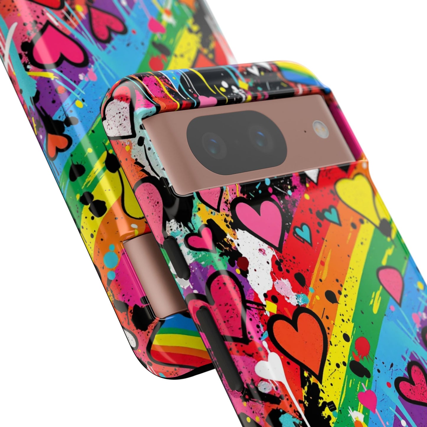Pride Pop Armor Case – Free Love Graffiti Edition