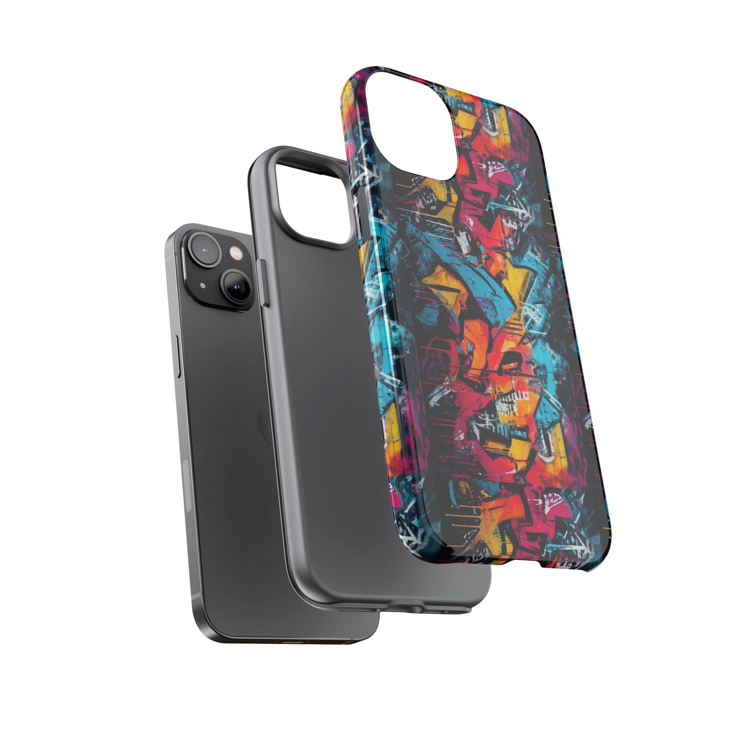 Wall Tag Armor Case – Neon Graffiti Burst Edition