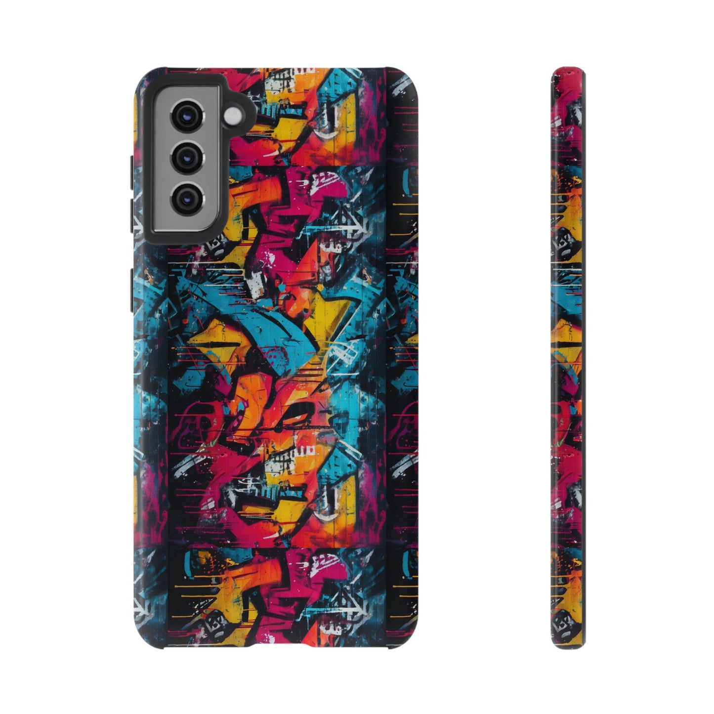 Wall Tag Armor Case – Neon Graffiti Burst Edition