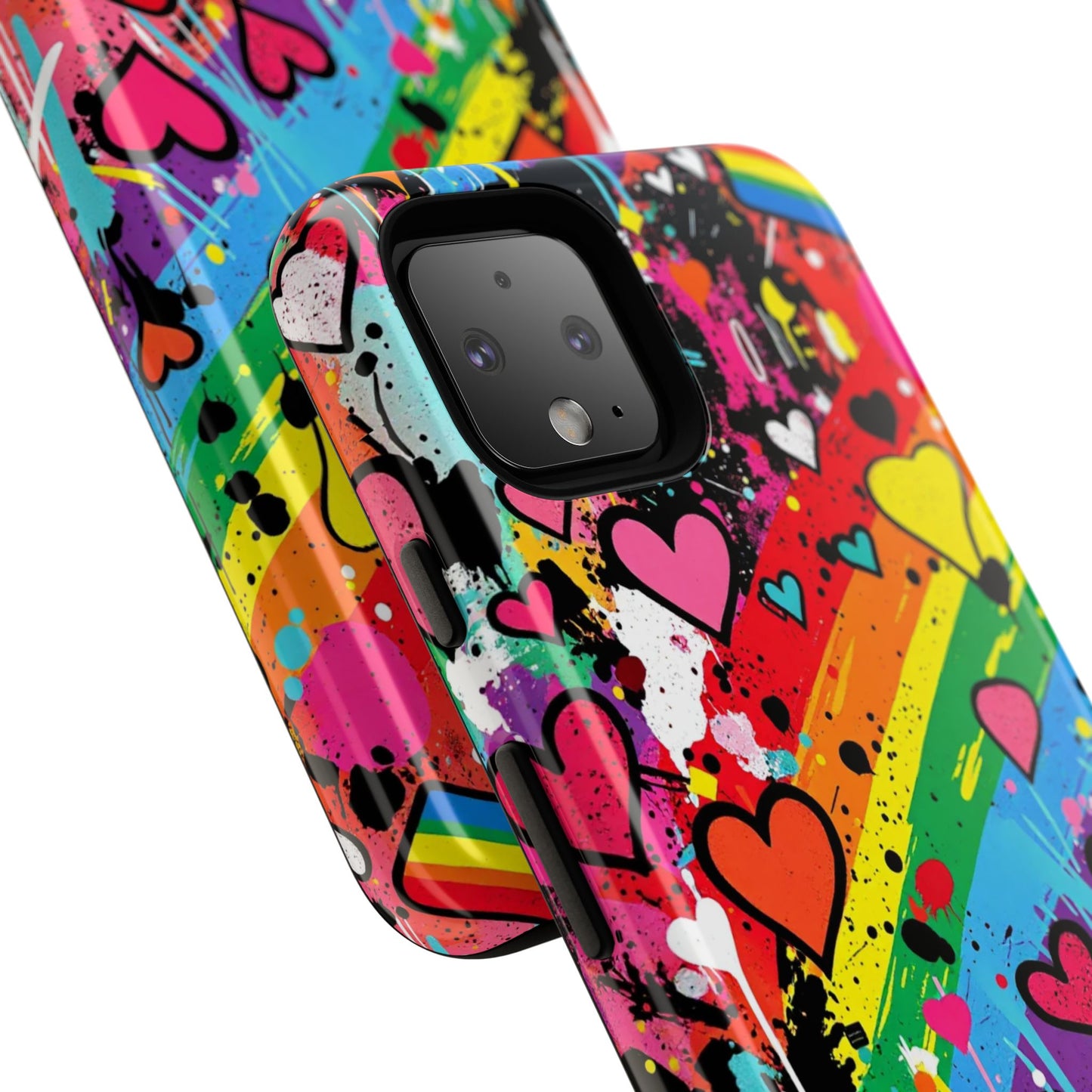 Pride Pop Armor Case – Free Love Graffiti Edition