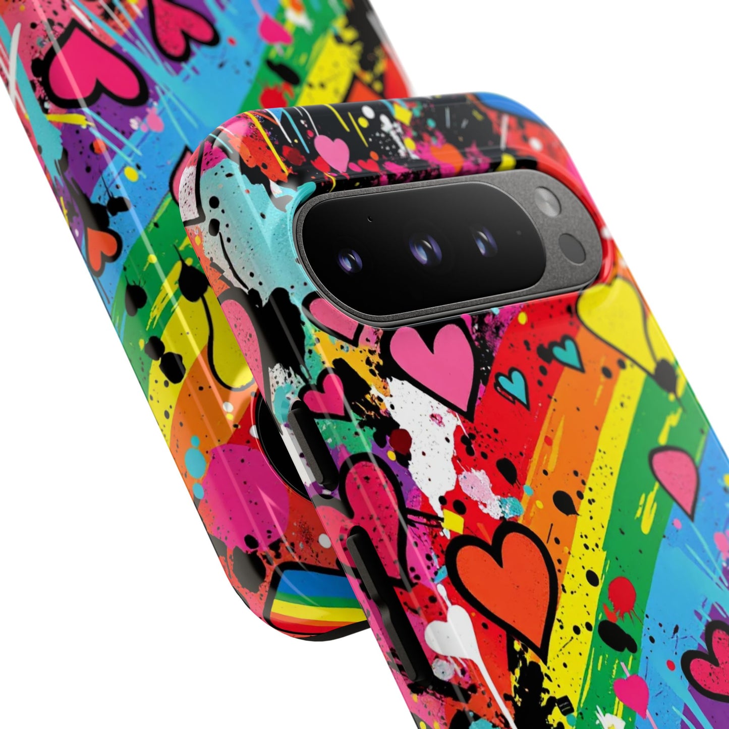 Pride Pop Armor Case – Free Love Graffiti Edition