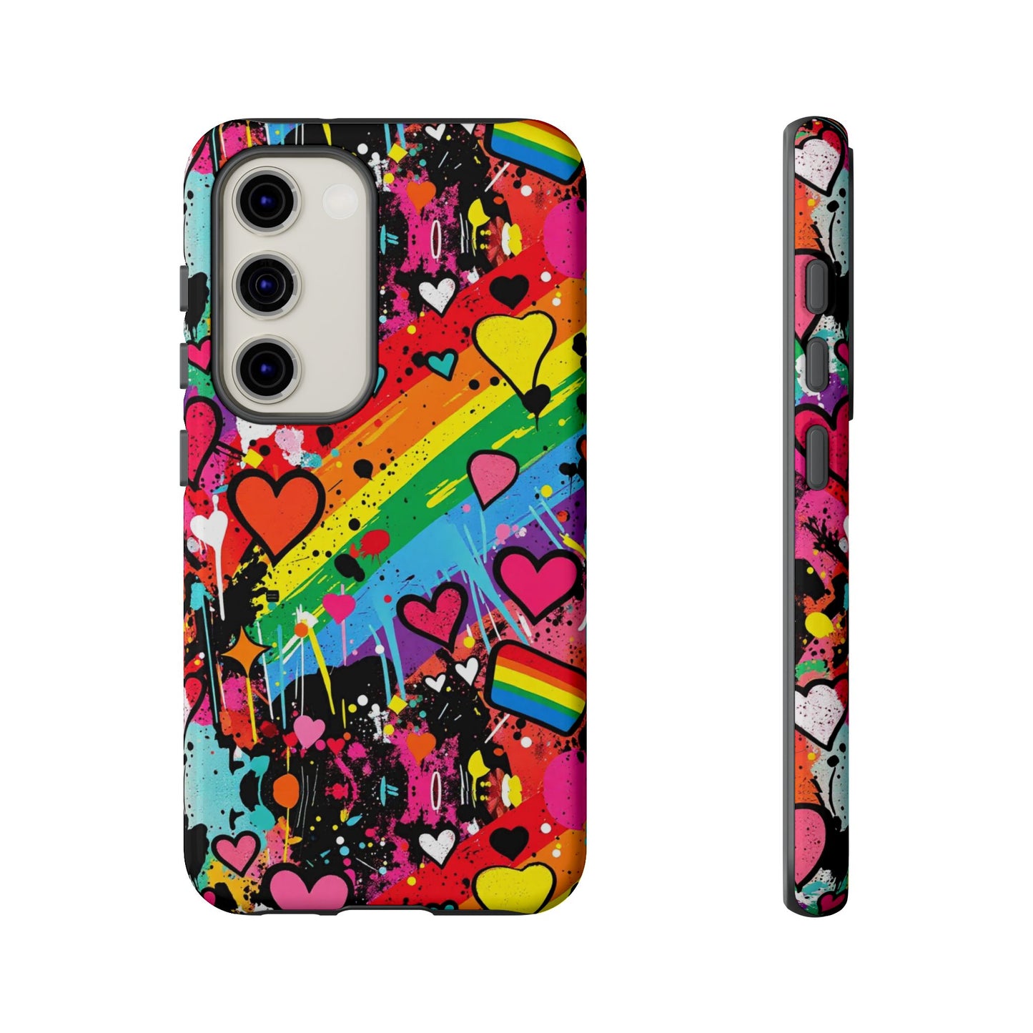 Pride Pop Armor Case – Free Love Graffiti Edition