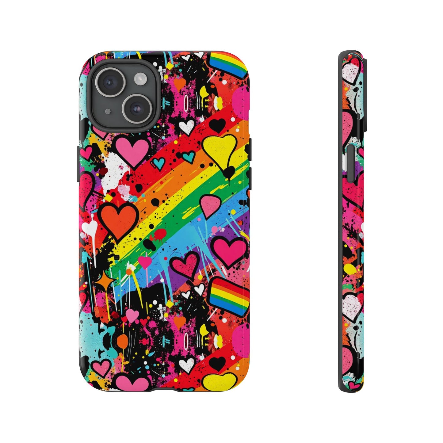 Pride Pop Armor Case – Free Love Graffiti Edition
