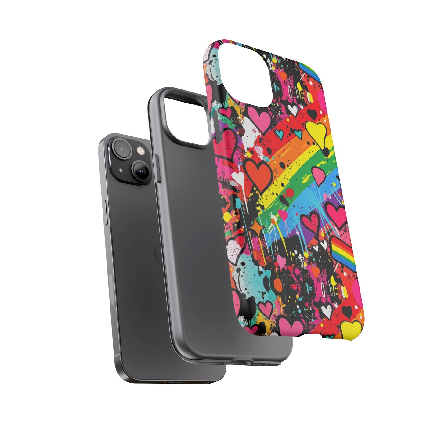 Pride Pop Armor Case – Free Love Graffiti Edition