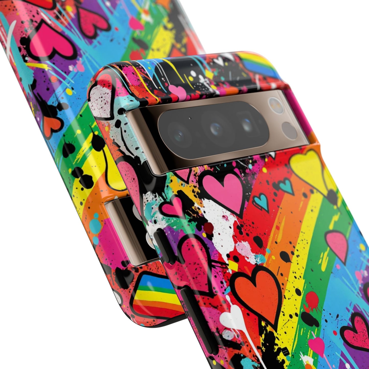 Pride Pop Armor Case – Free Love Graffiti Edition