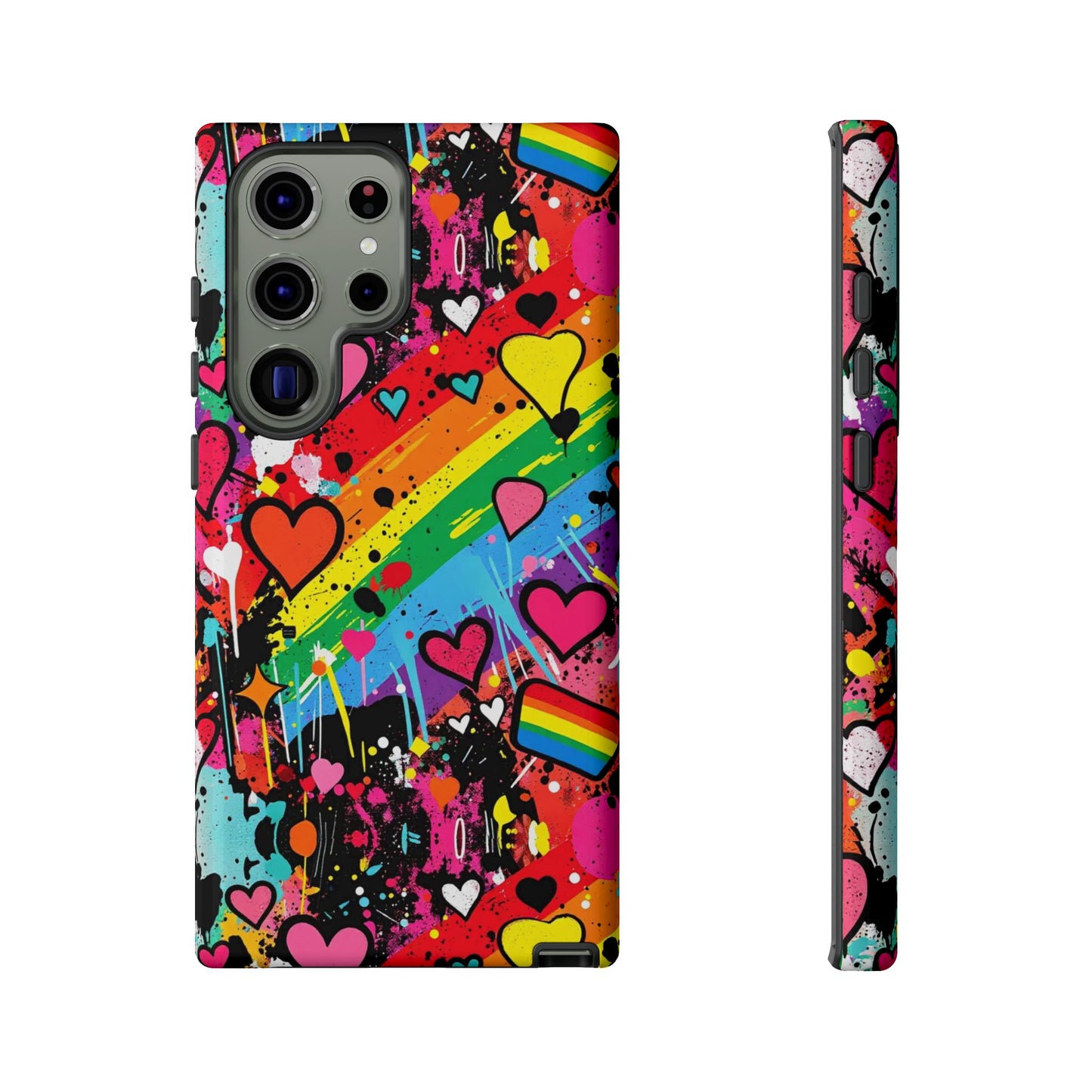 Pride Pop Armor Case – Free Love Graffiti Edition