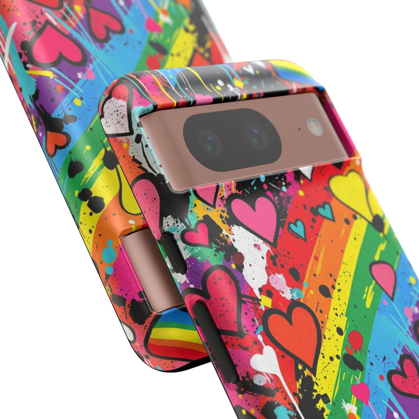Pride Pop Armor Case – Free Love Graffiti Edition