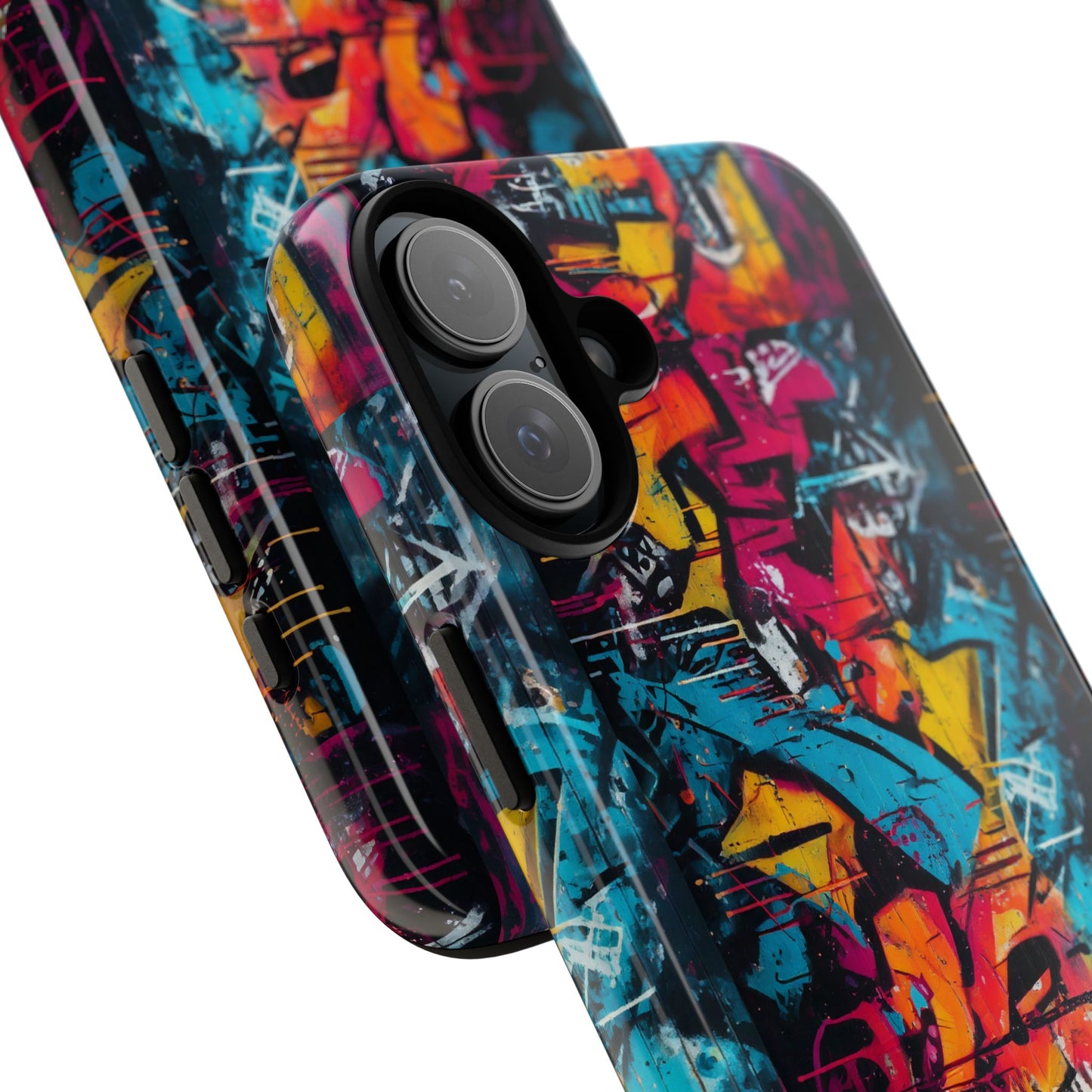 Wall Tag Armor Case – Neon Graffiti Burst Edition