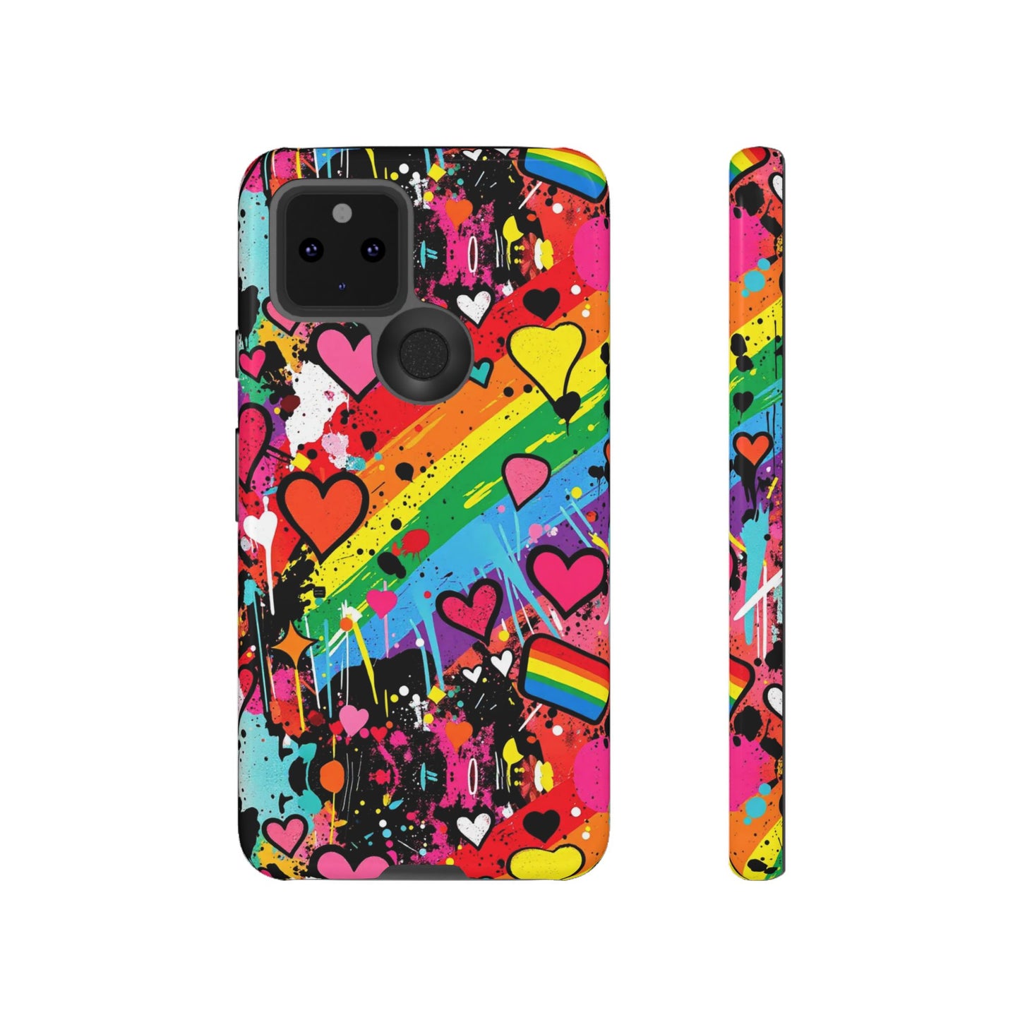 Pride Pop Armor Case – Free Love Graffiti Edition