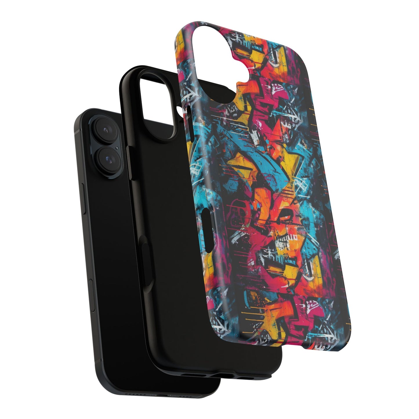 Wall Tag Armor Case – Neon Graffiti Burst Edition