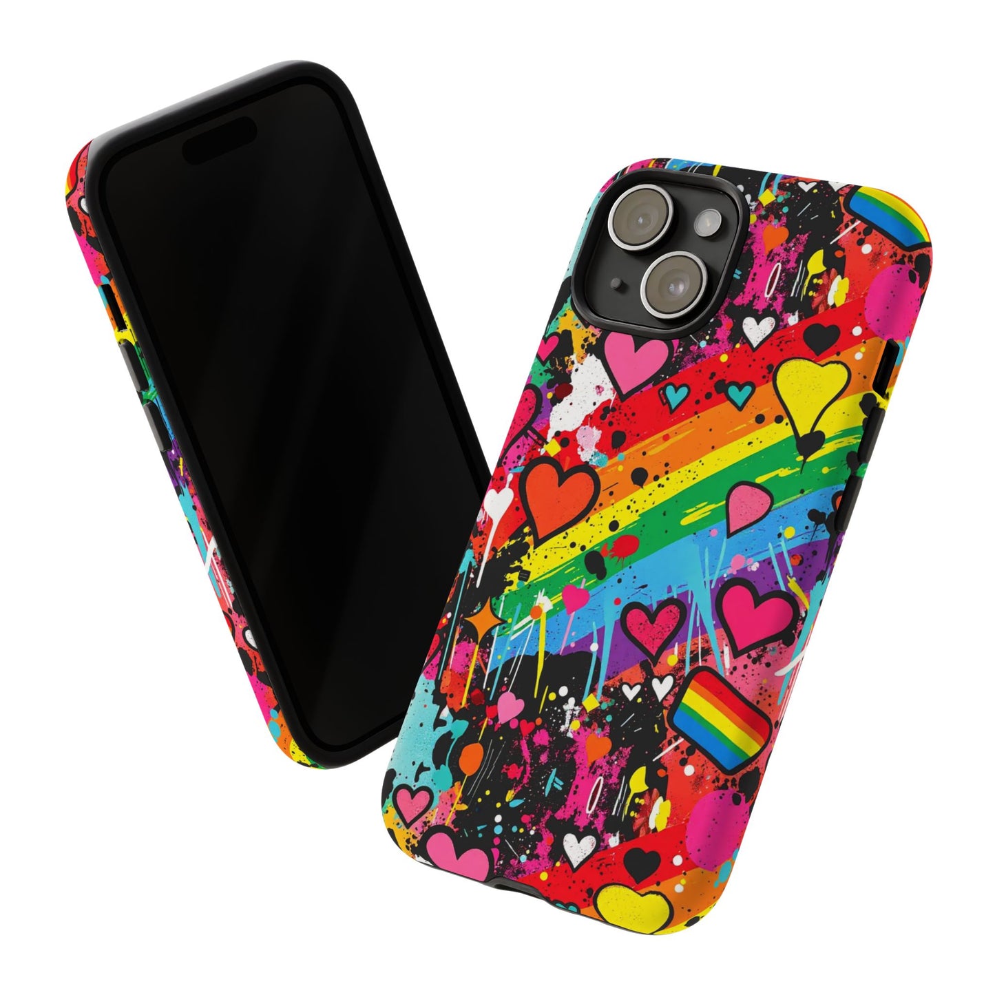 Pride Pop Armor Case – Free Love Graffiti Edition