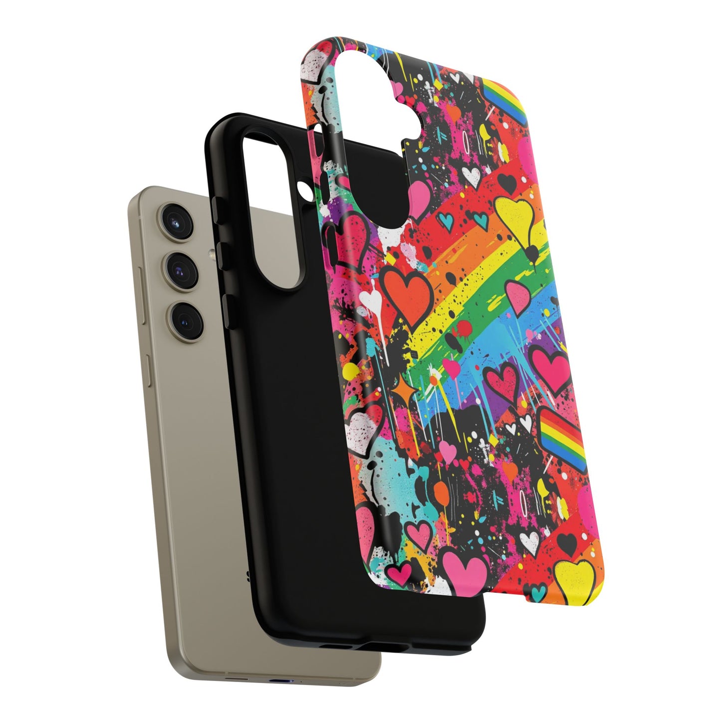 Pride Pop Armor Case – Free Love Graffiti Edition