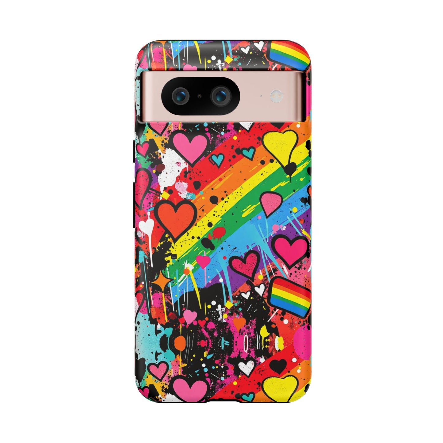 Pride Pop Armor Case – Free Love Graffiti Edition