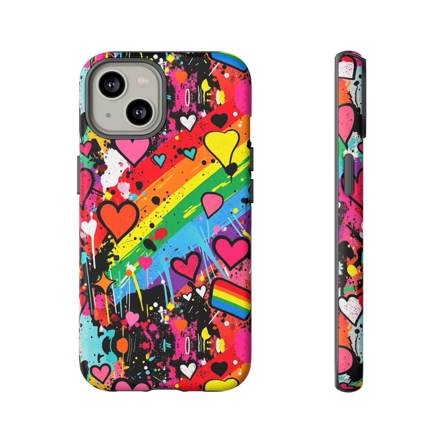 Pride Pop Armor Case – Free Love Graffiti Edition