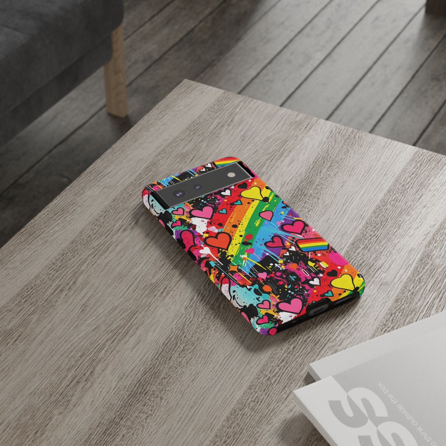 Pride Pop Armor Case – Free Love Graffiti Edition