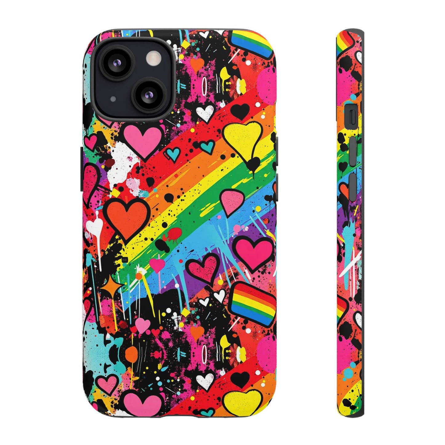 Pride Pop Armor Case – Free Love Graffiti Edition