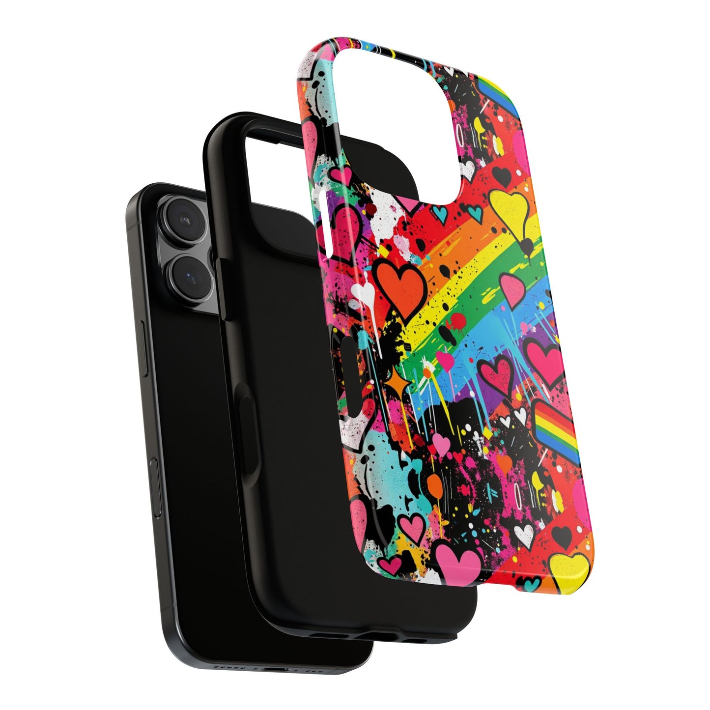 Pride Pop Armor Case – Free Love Graffiti Edition