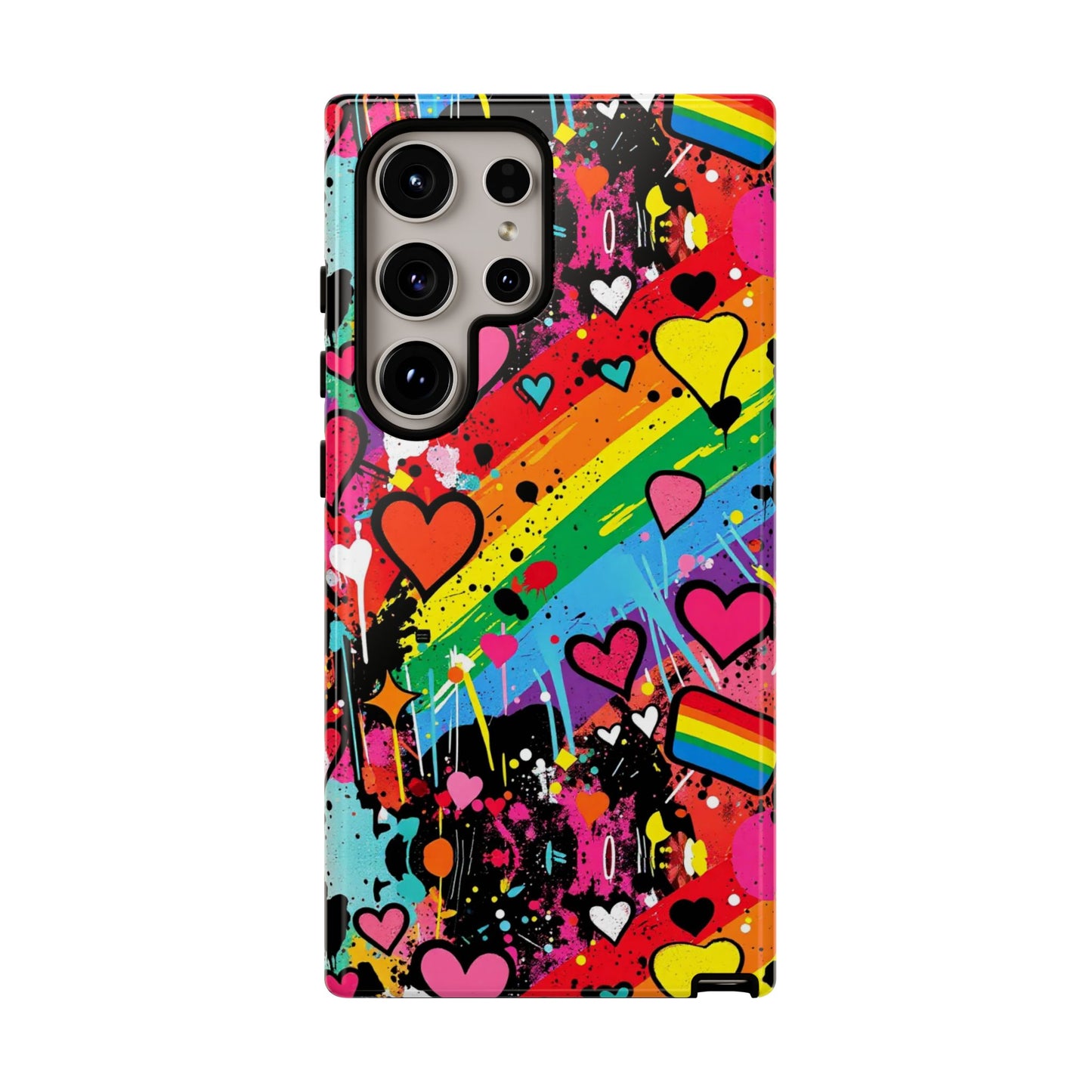 Pride Pop Armor Case – Free Love Graffiti Edition