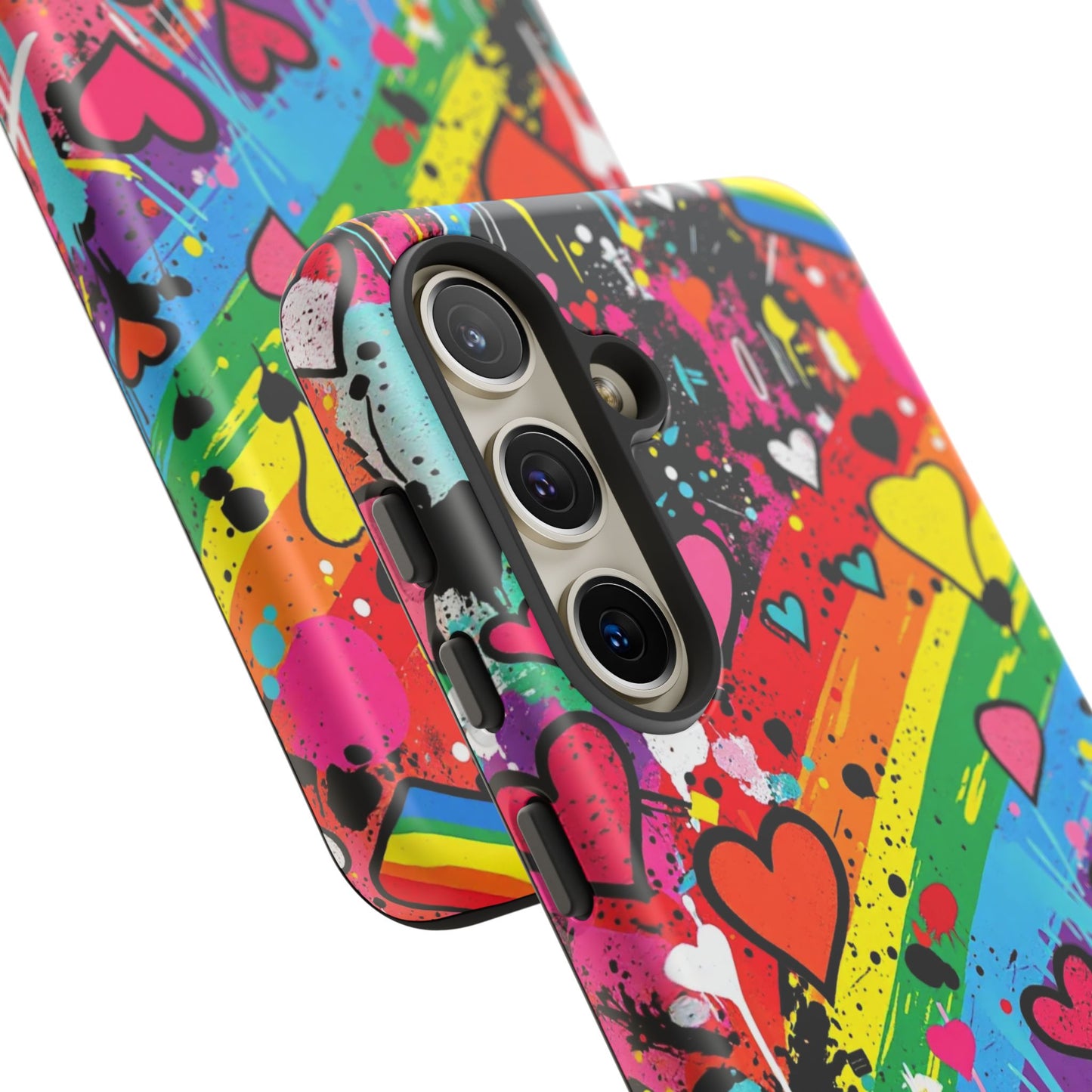 Pride Pop Armor Case – Free Love Graffiti Edition