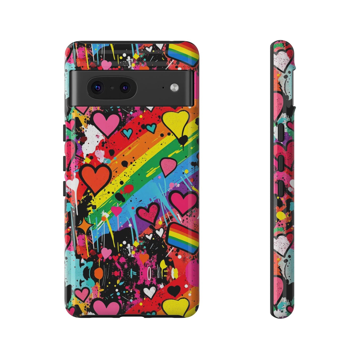 Pride Pop Armor Case – Free Love Graffiti Edition