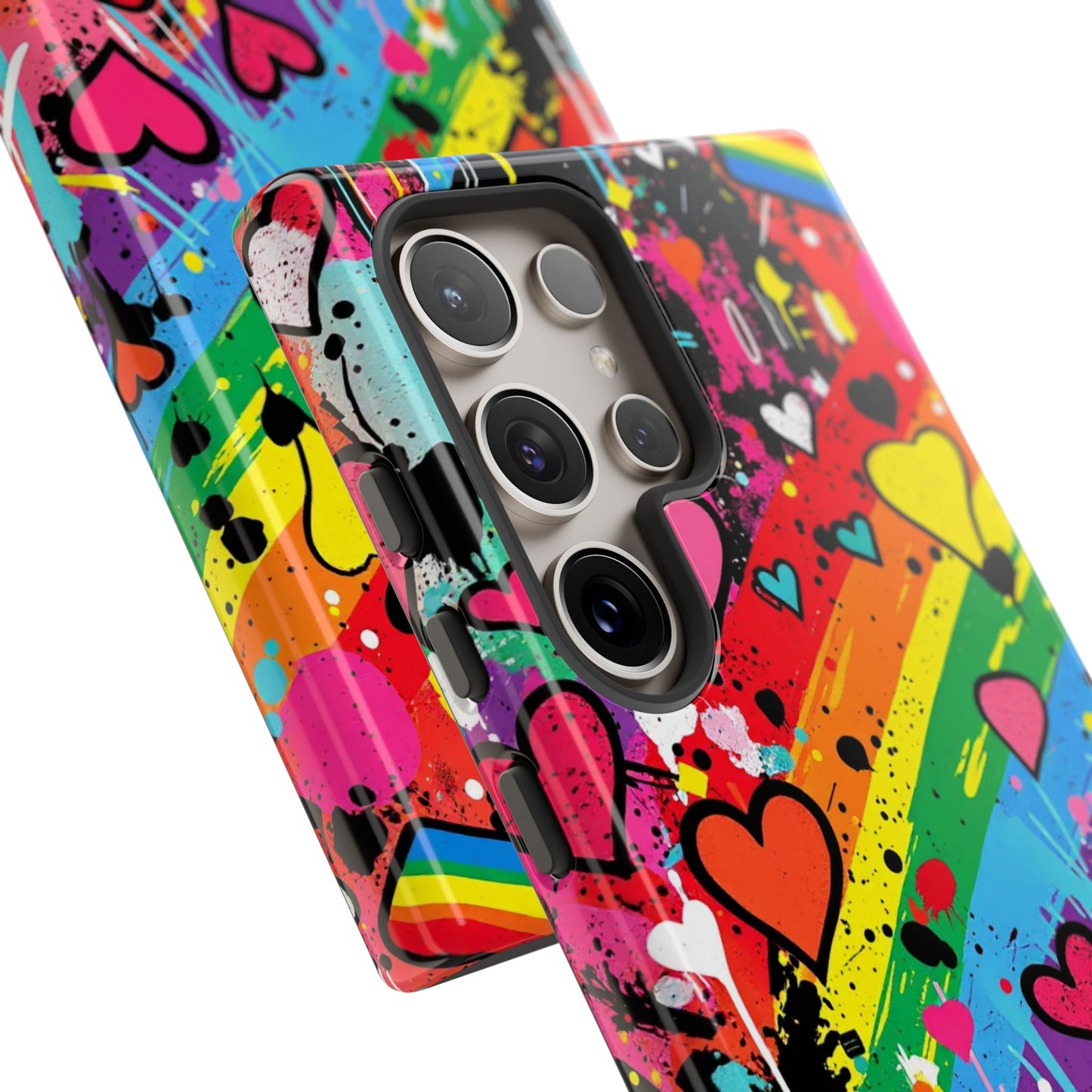 Pride Pop Armor Case – Free Love Graffiti Edition